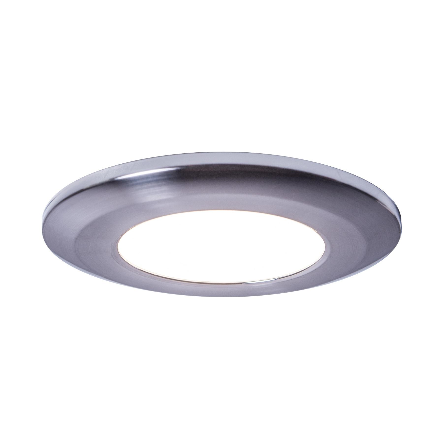 Wafer Thin Under Cabinet LED Puck Light, 2700K, Silver