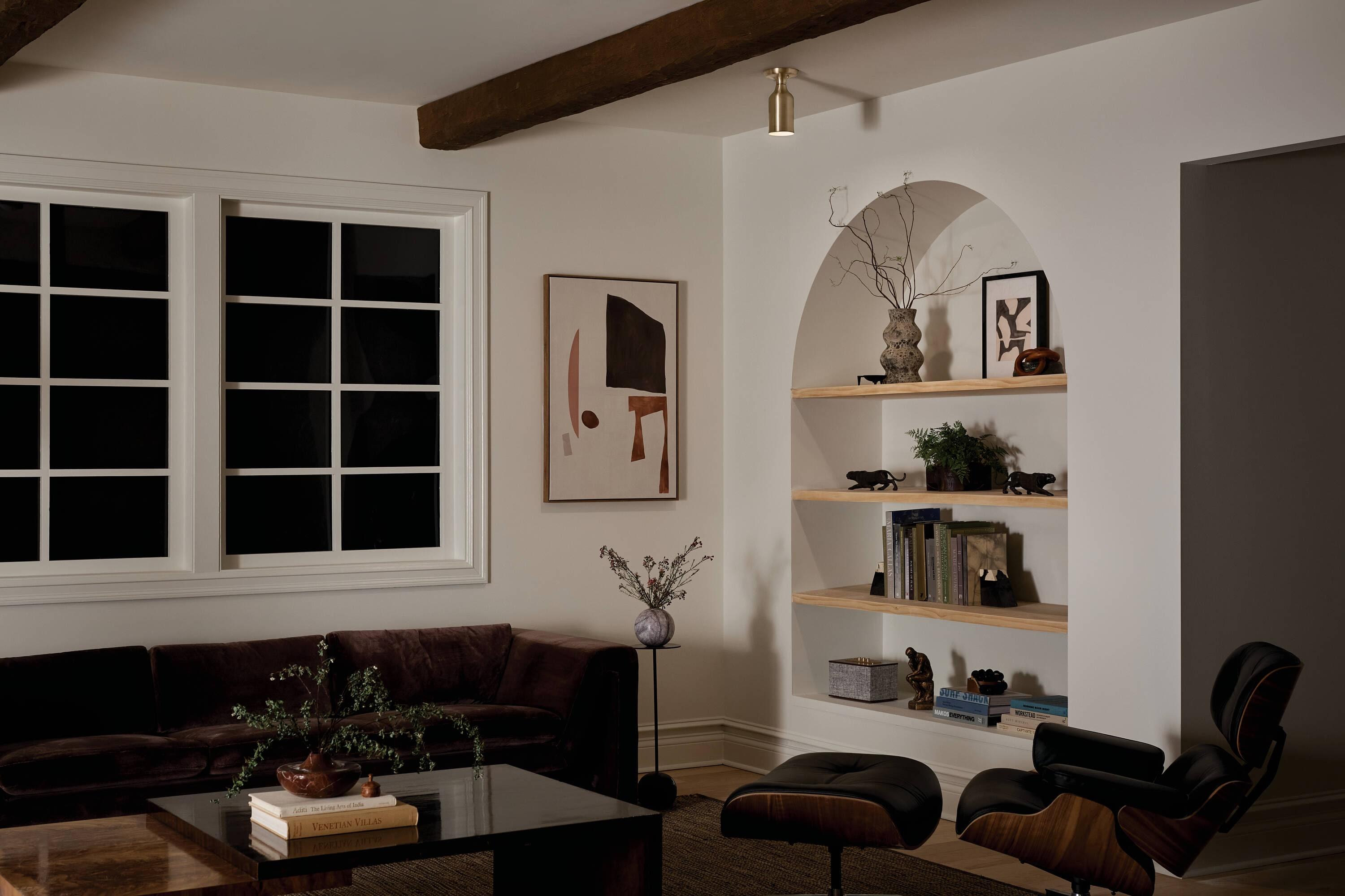 Kichler Lighting Sisu 1 - Light Semi-Flush Mount in  Champagne Bronze
