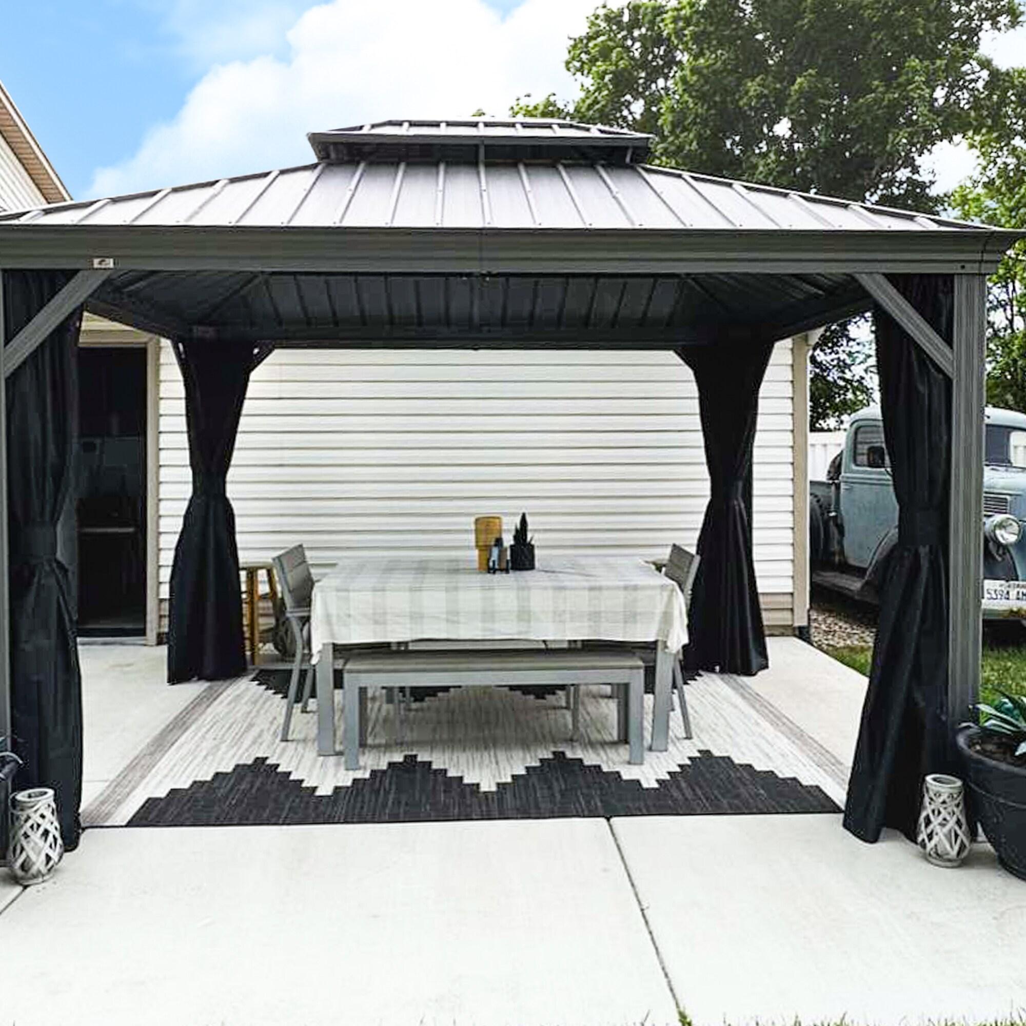 Purple Leaf Aluminum Patio Gazebo