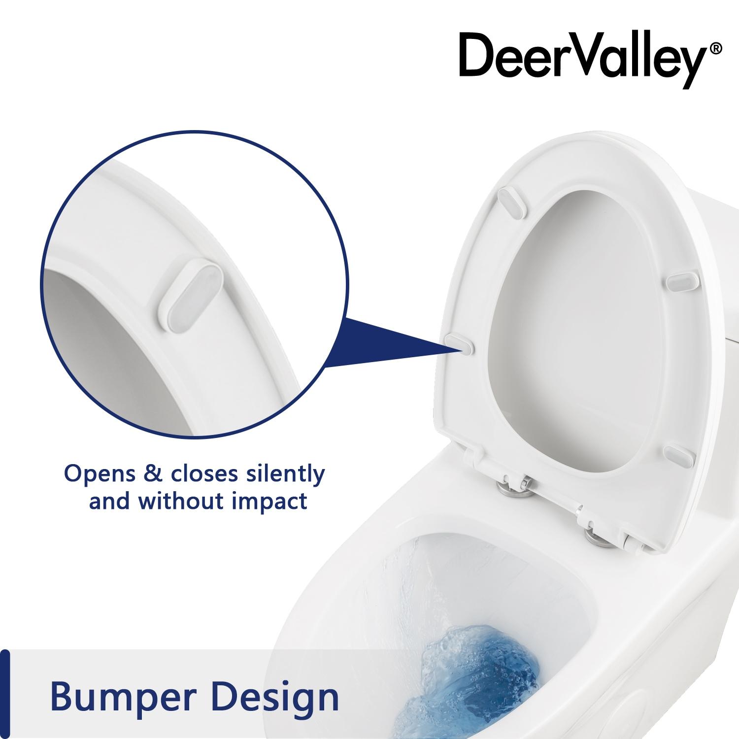 Ally Standard Bathroom Toielt, Modern Toilet with Comfort Chair Height Floor Mounted(Seat Included)