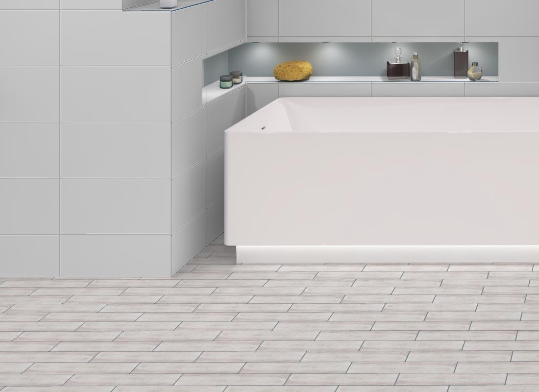 Kendel 3'' x 14'' Glass Subway Kitchen Backsplash and Shower Wall Tile
