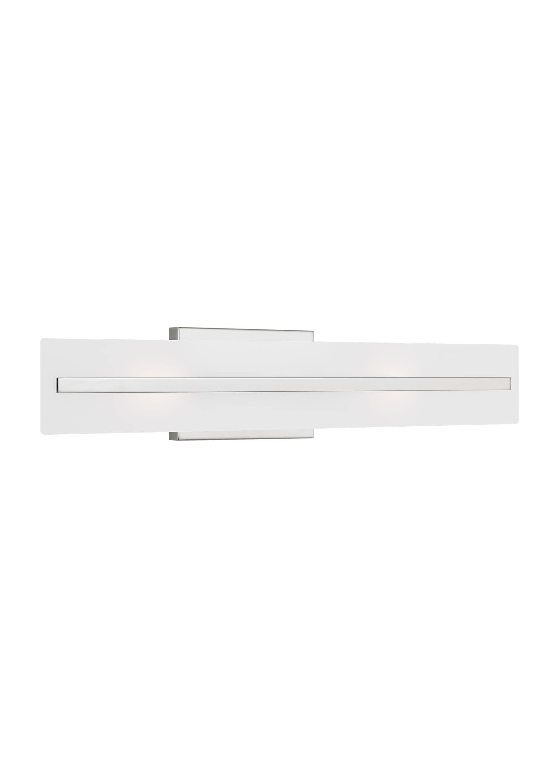 Dex Chrome 2-Light Outdoor Vanity with Satin Etched Glass