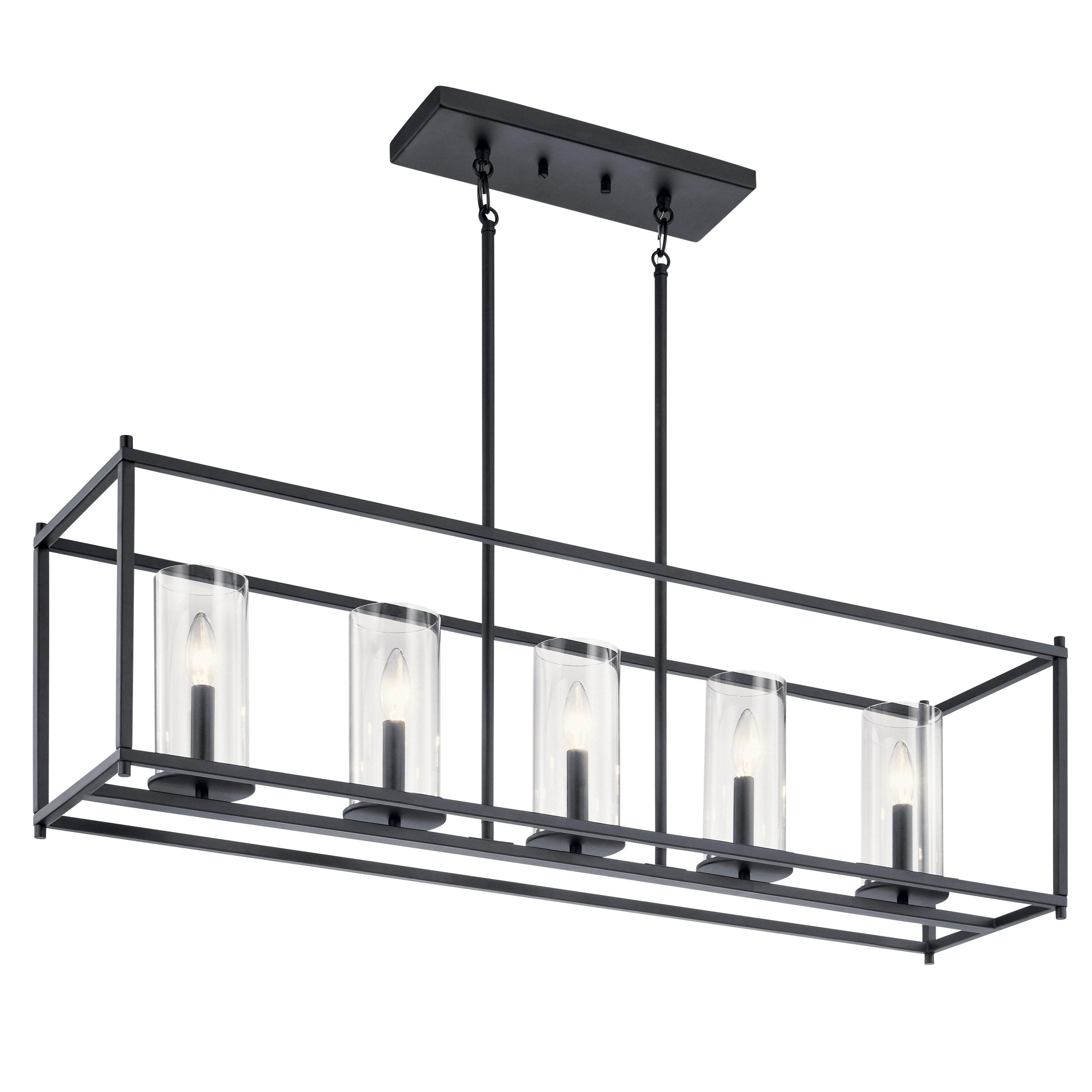 Kichler Lighting Crosby 5 - Light Chandelier in  Black