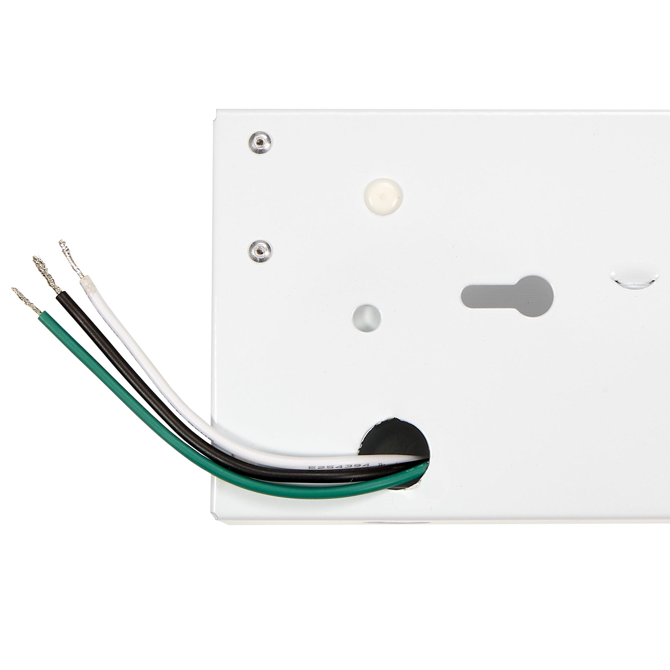 Maxxima 18 in. Hardwired LED Under Cabinet Light - 750 Lumens, 5 CCT, Color Temperature Slide Control, 2700K - 5000K, Kitchen and Indoor Lighting Fixture, White, On/Off Switch, ETL Listed