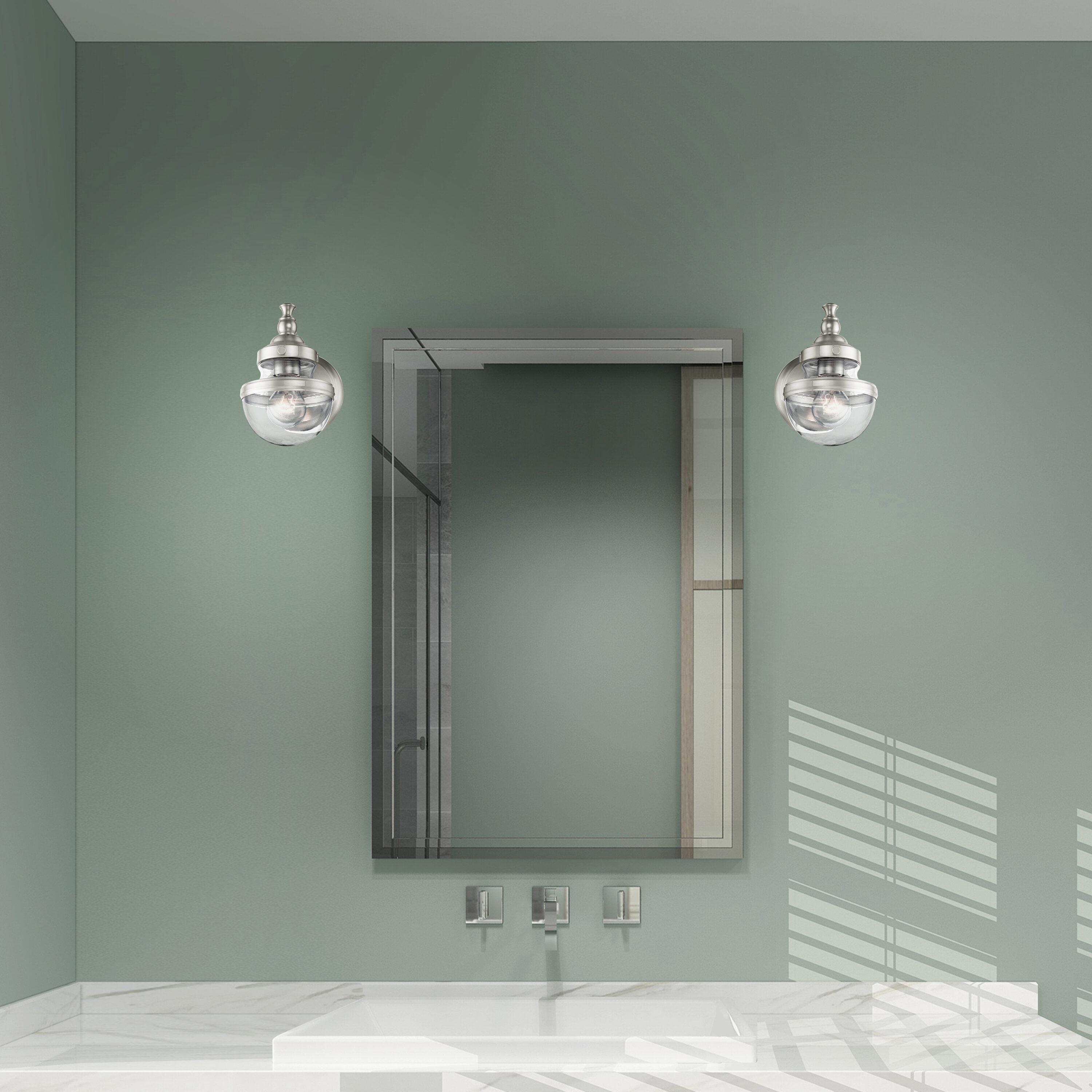 Livex Lighting Oldwick 1 - Light Vanity in  Brushed Nickel