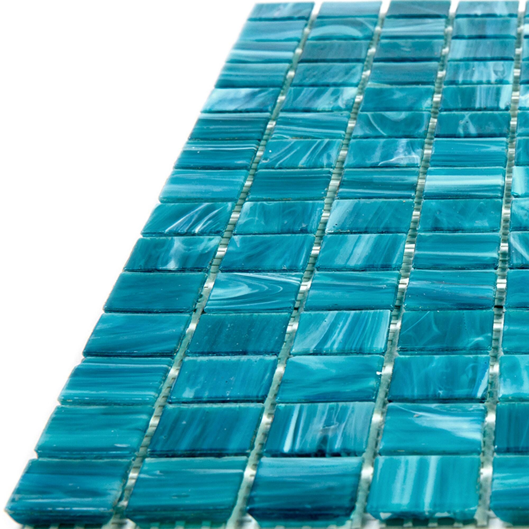 Celestial 0.8" x 0.8" Glass Grid Mosaic Wall & Floor Tile