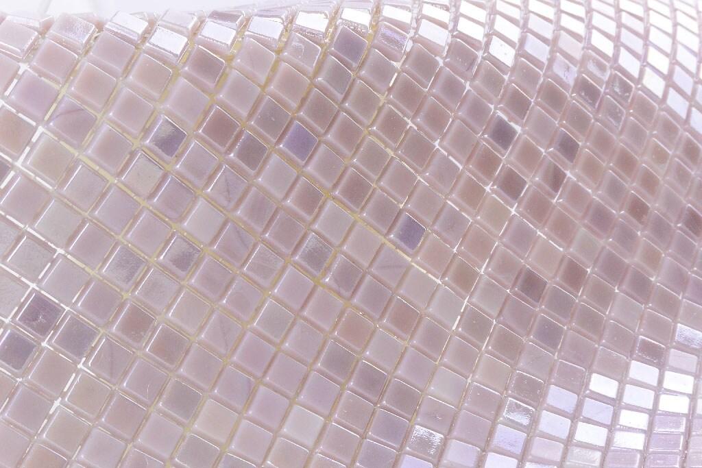 Galaxy 0.3125 in. x 0.3125 in. Iridescent Glass Pressed Edge Tiny Square Mosaic Wall Pool & Floor Tile