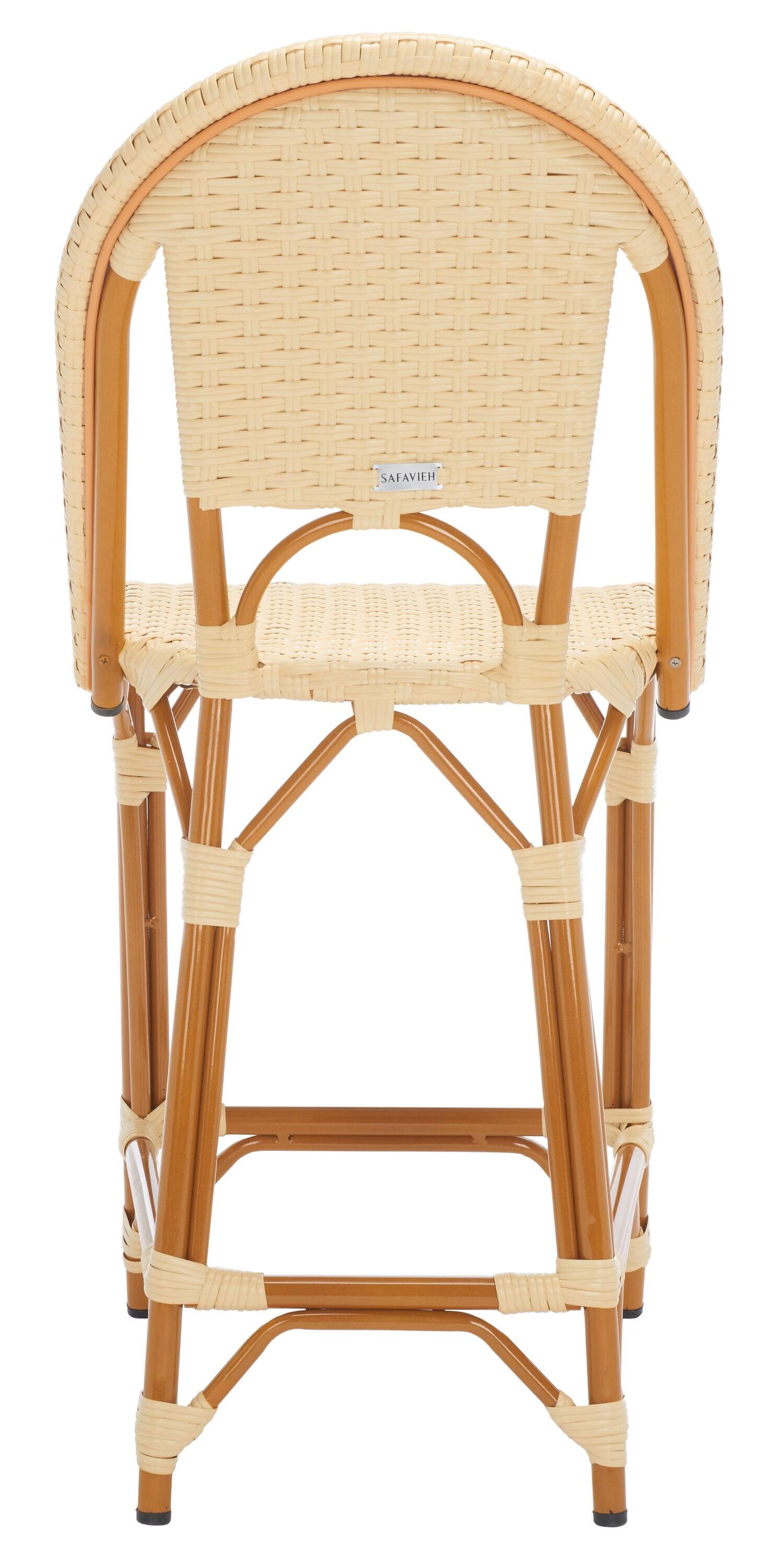 California Counter Stool - Indoor/Outdoor - PAT7532 - Natural - Safavieh