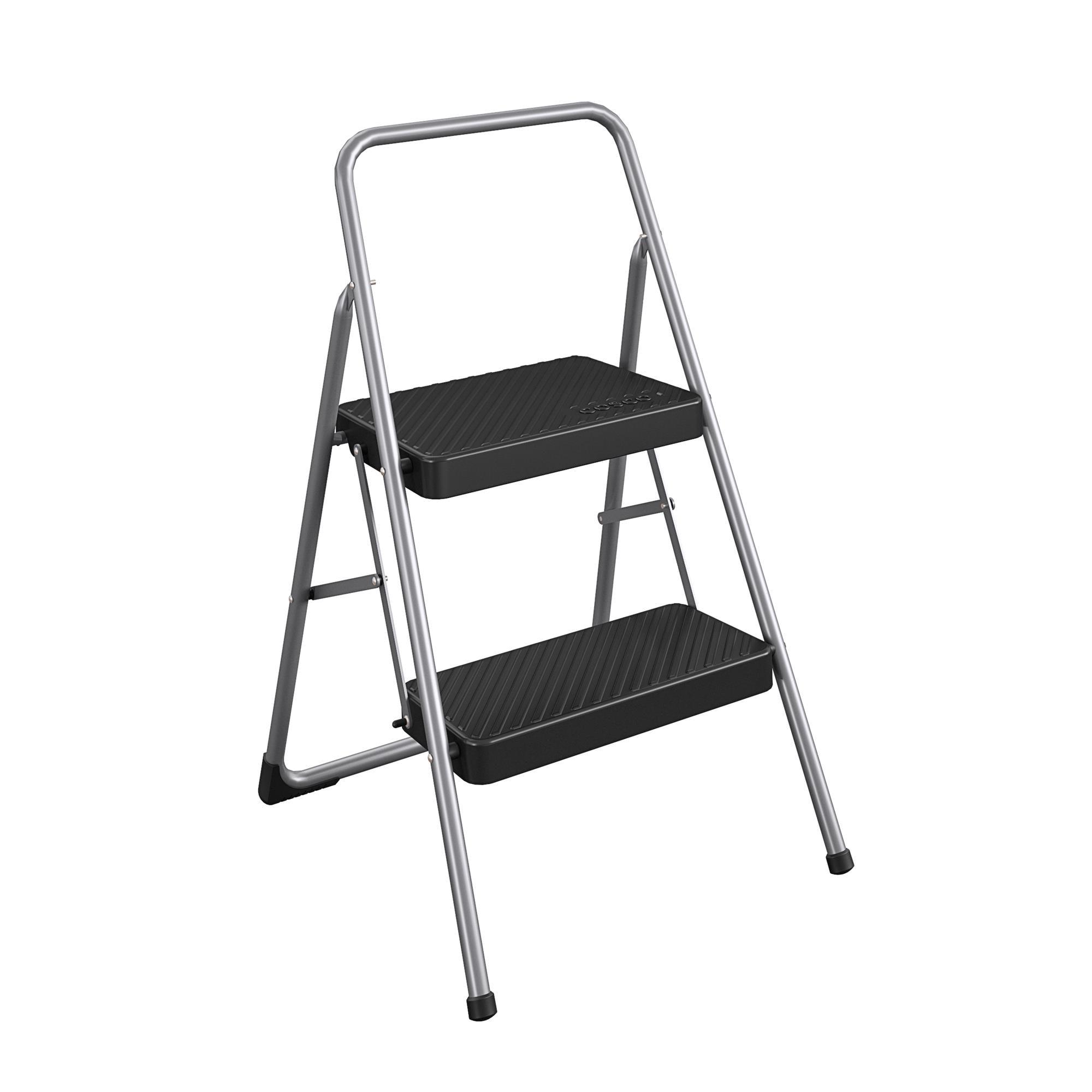 2-Step Steel Lightweight Folding Step Stool