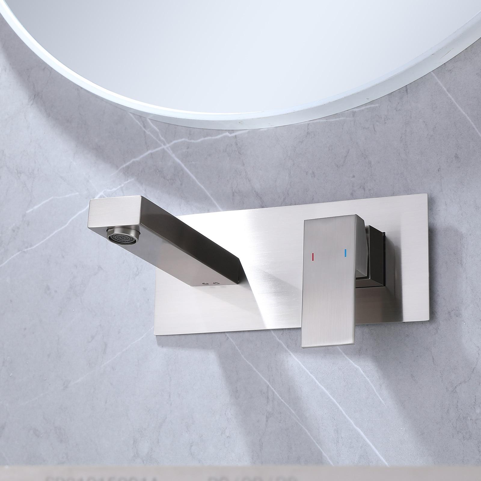 Wall Mounted Optional Single-handle Bathroom Faucet