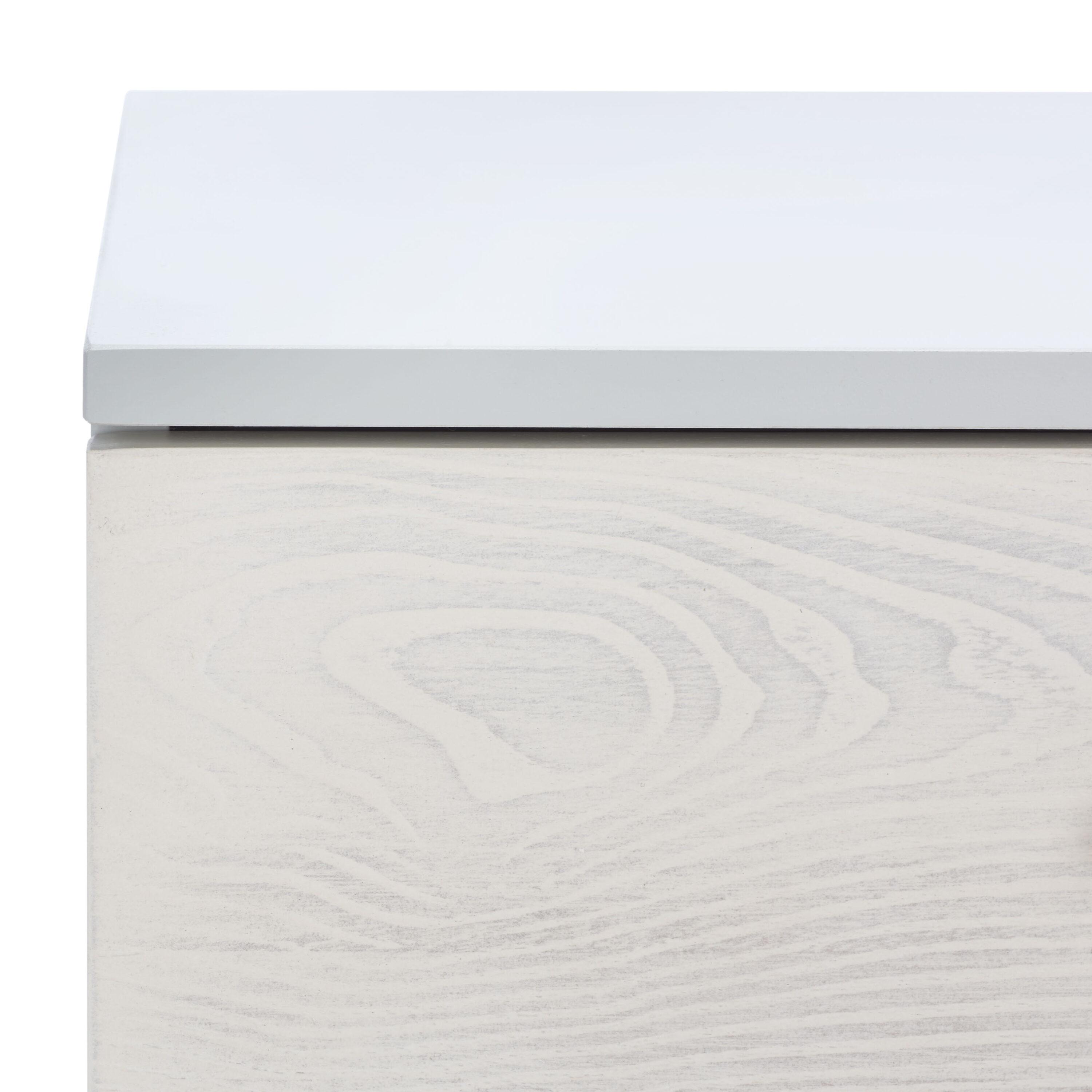 Genevieve 2 Drawer Nightstand - NST5002 - Grey/White Washed - Safavieh