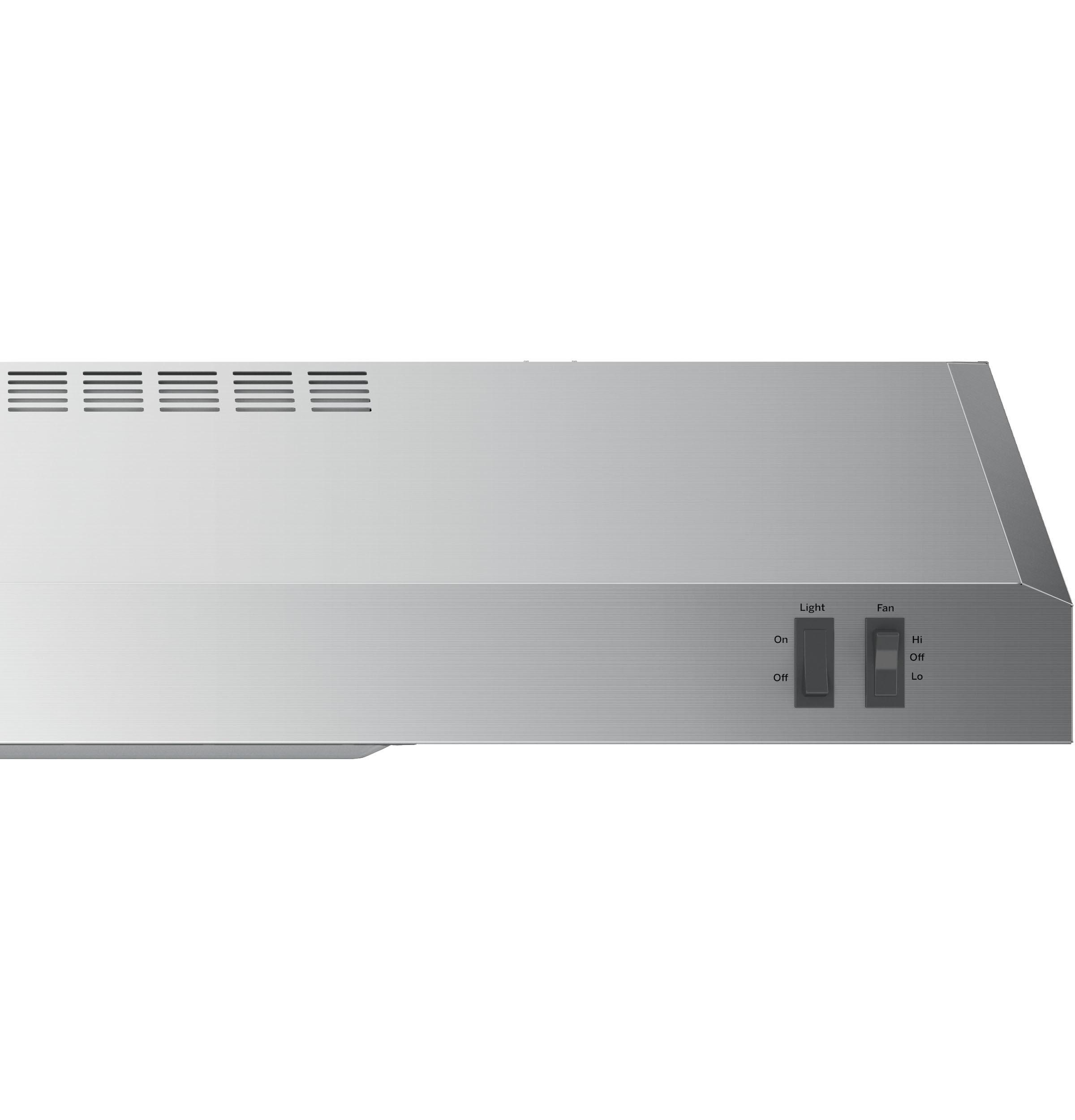 Ge Jvx3300j 200 Cfm 30" Wide Under Cabinet Range Hood - Stainless Steel