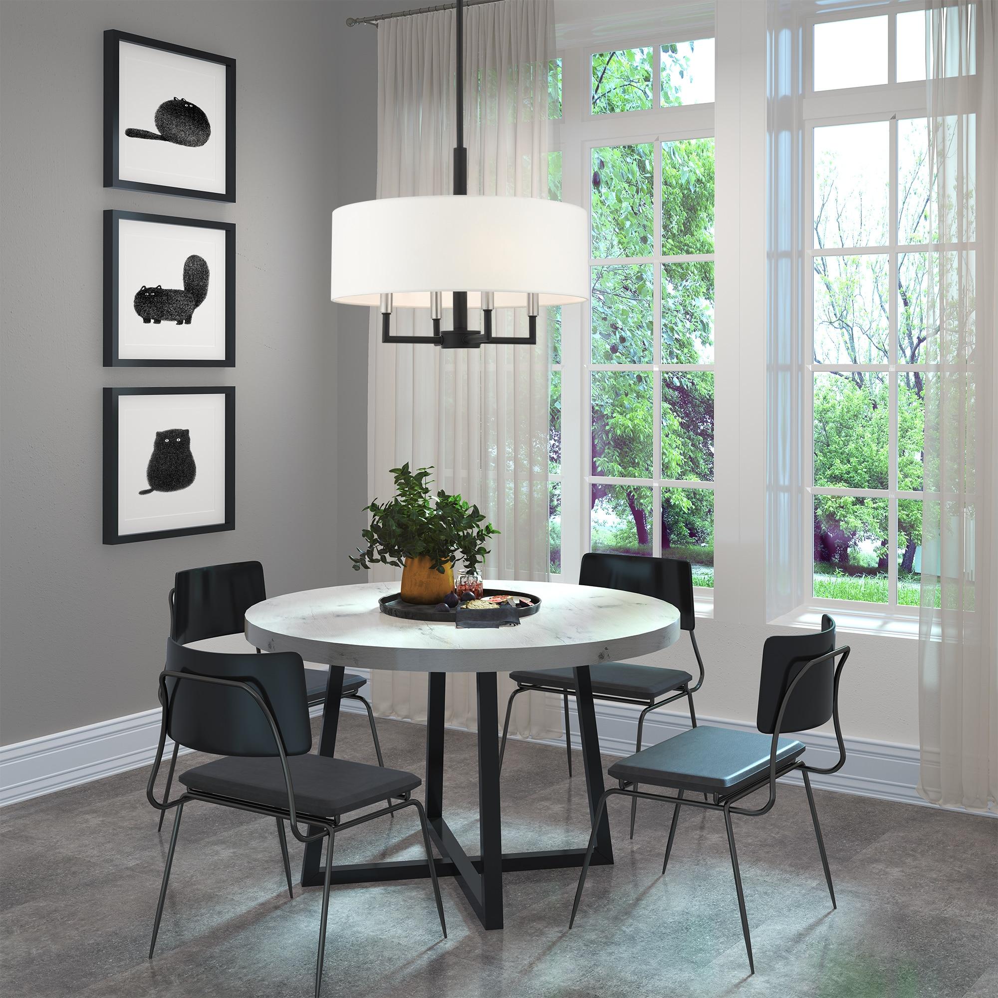 Livex Lighting Meridian 4 - Light Pendant in  Black