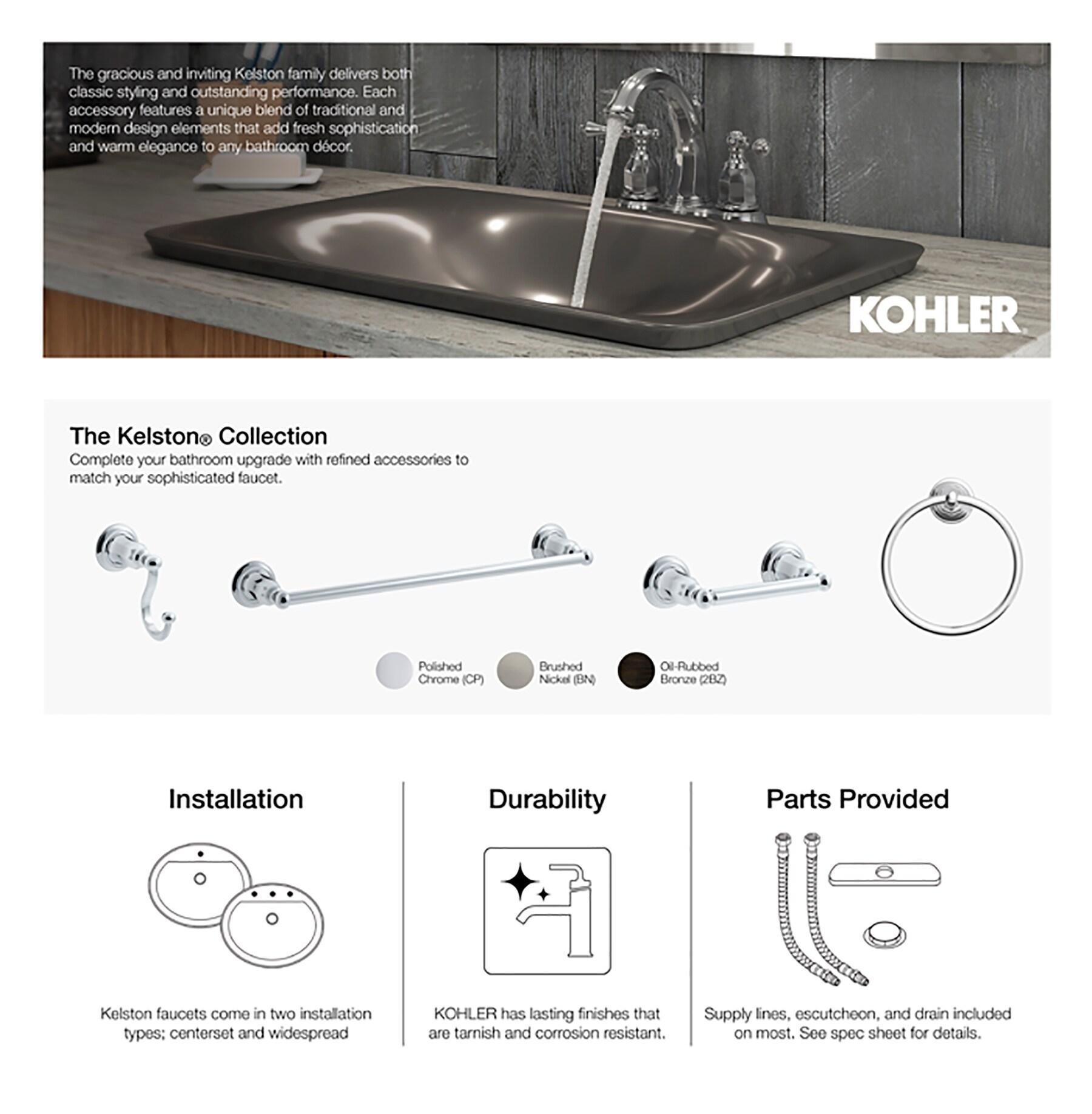 Kelston® Centerset Faucet with Drain Assembly