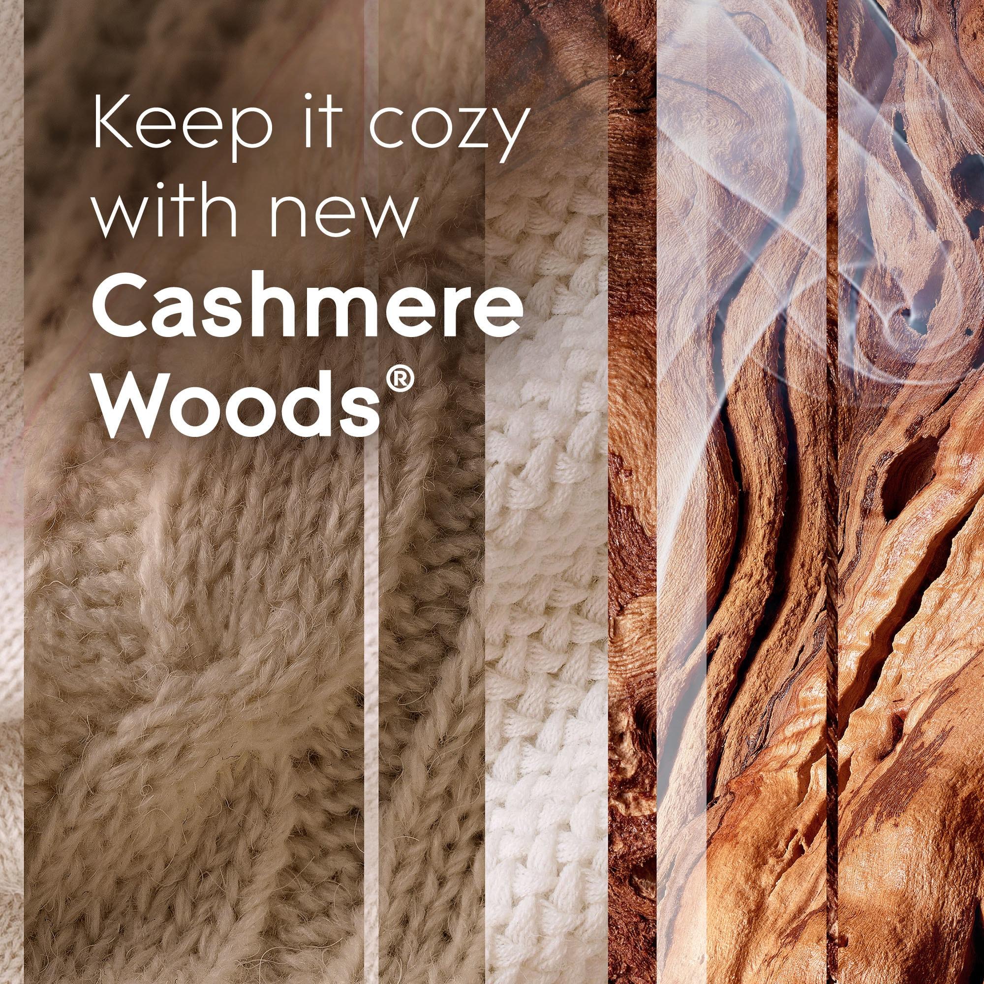 Comforting Cashmere Woods Brown Scented Gel Jar Candle