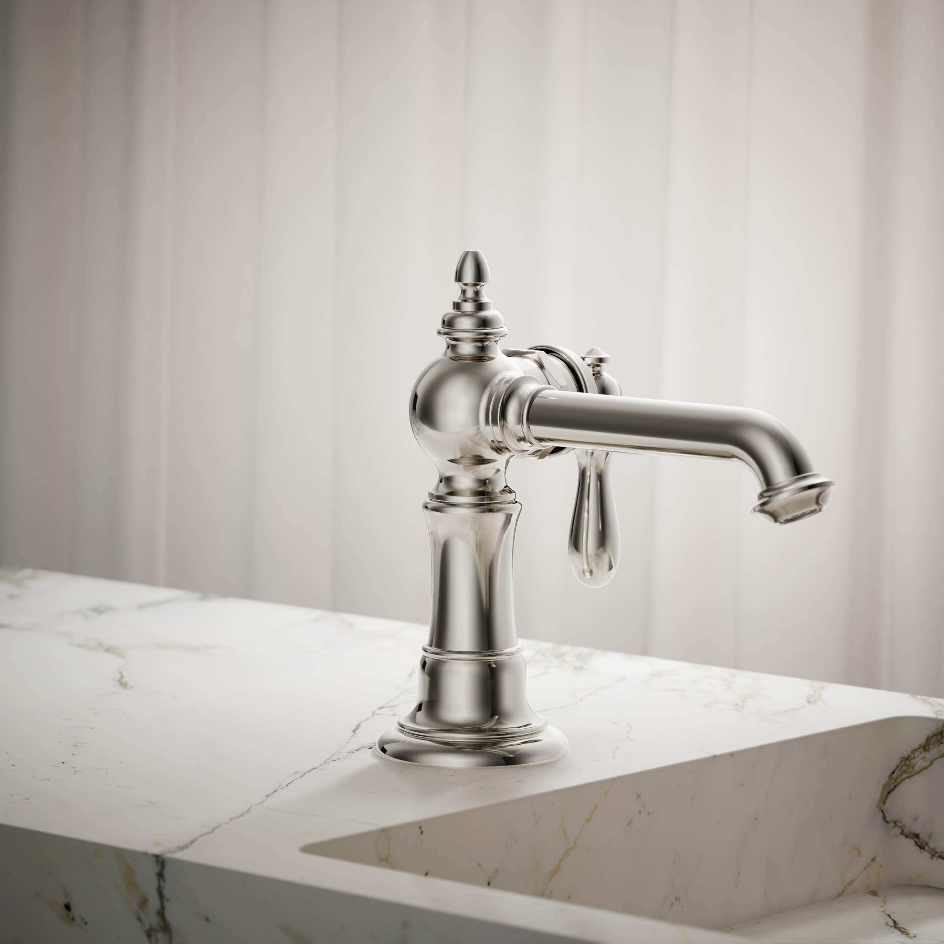 Artifacts® Single Hole Bathroom Faucet with Drain Assembly