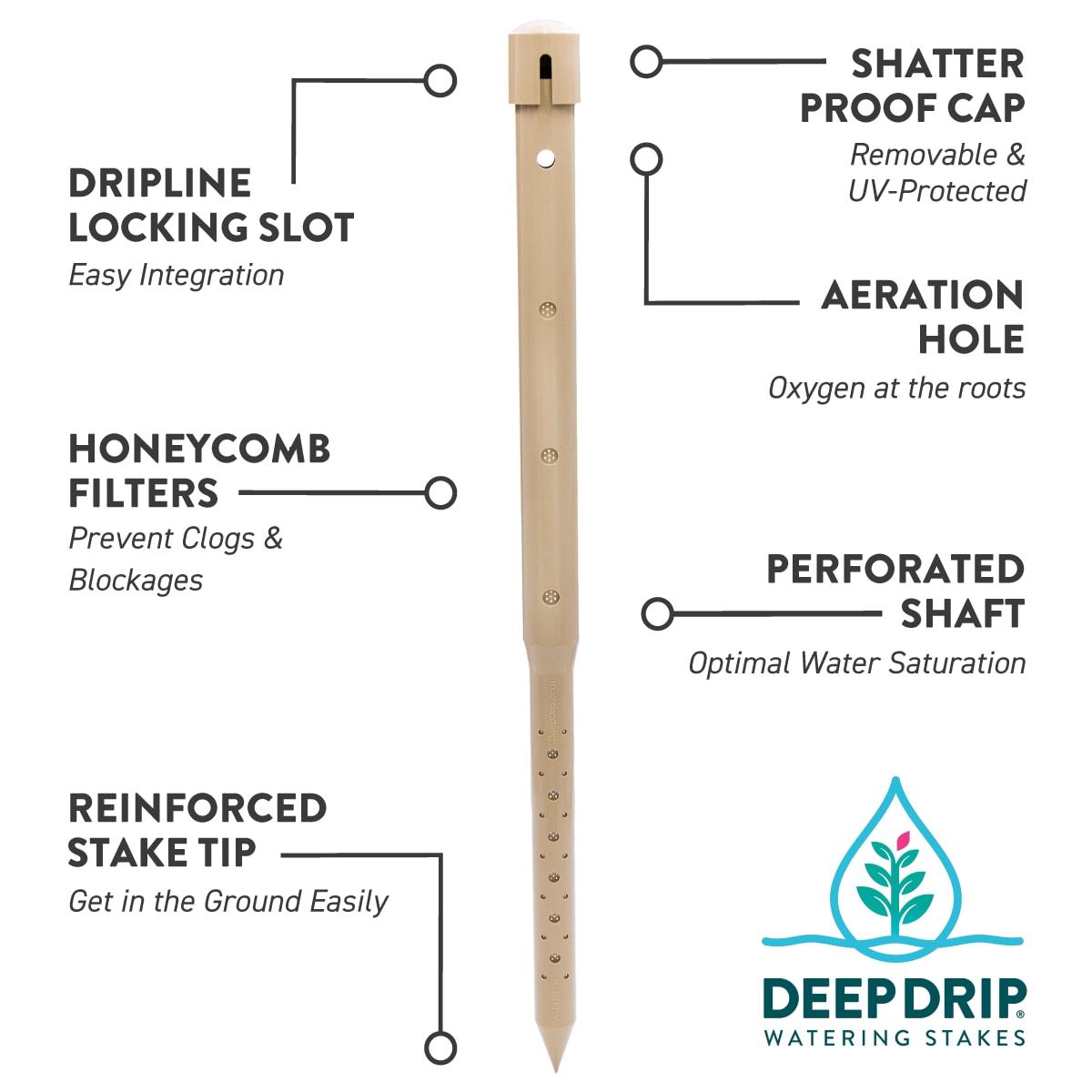 24 in. Watering Stake (3-Pack)