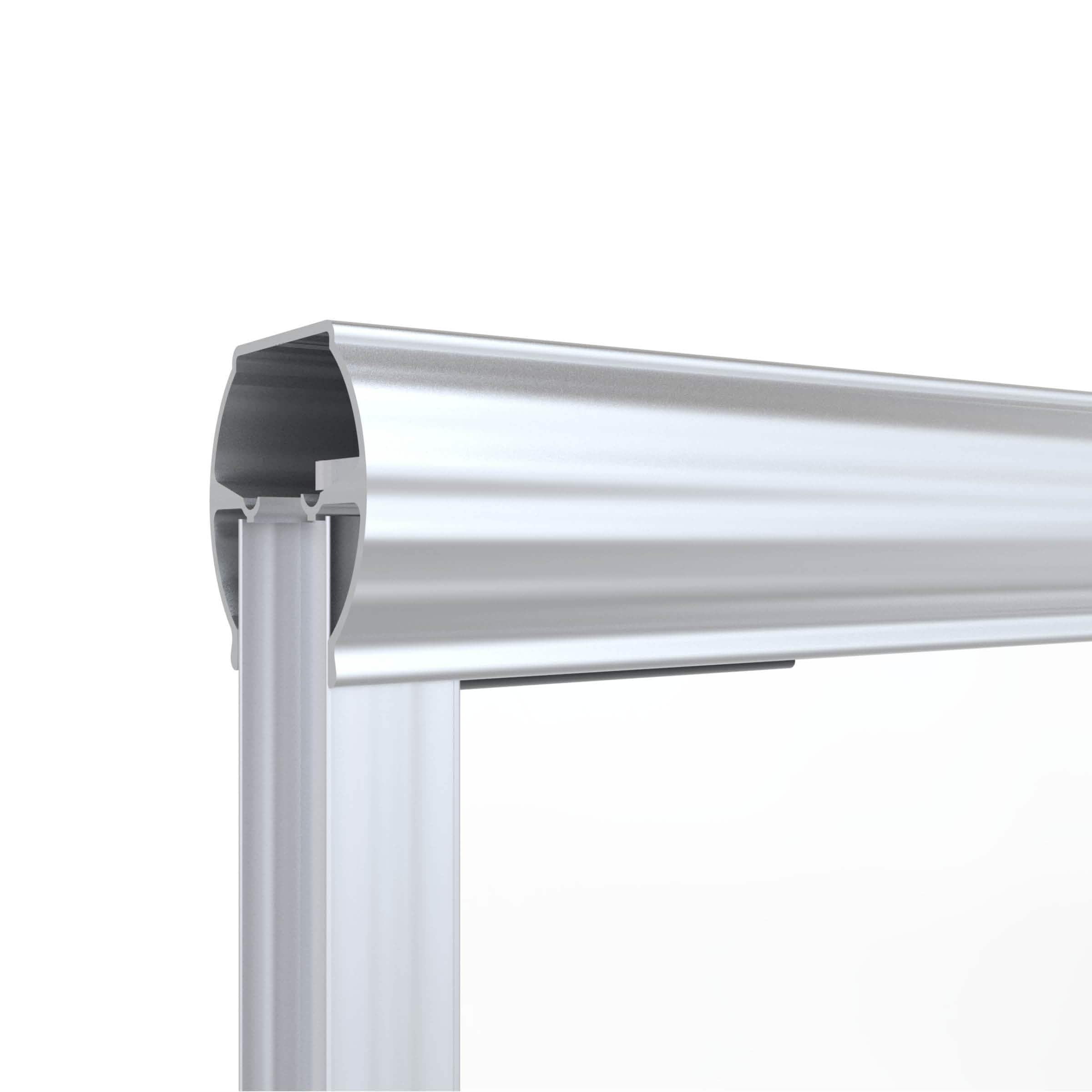 Infinity 29.25" W x 57" H Bypass Semi- Frameless Tub Door