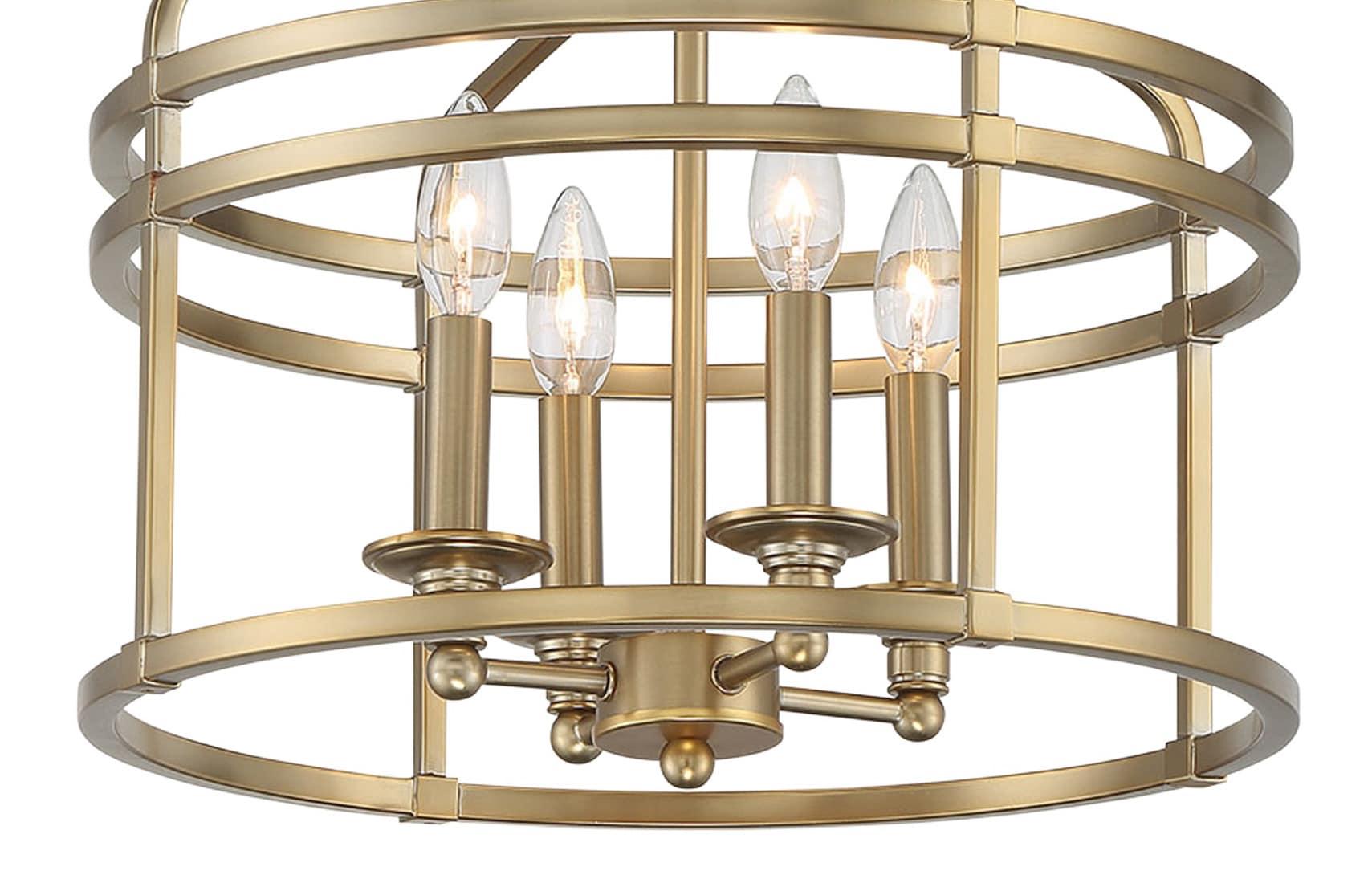 Minka Lavery - Covent Park - 4 Light Semi-Flush Mount - 14.5 inches tall by 16