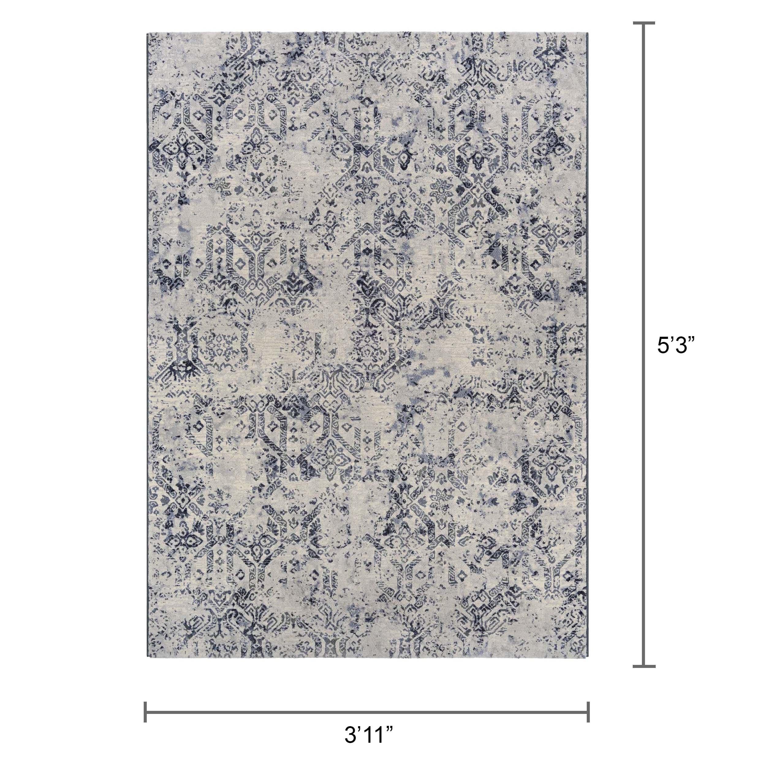 Couristan Easton Antique Lace Area Rug, 3'11" x 5'3", Oyster