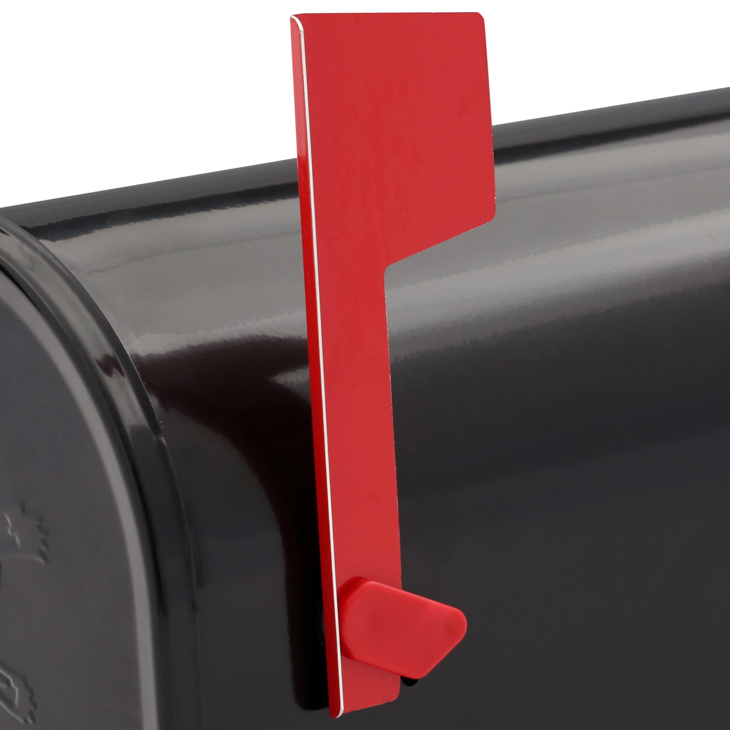 Mailbox-To-Go Classic Galvanized Steel Post Mount Mailbox, Black