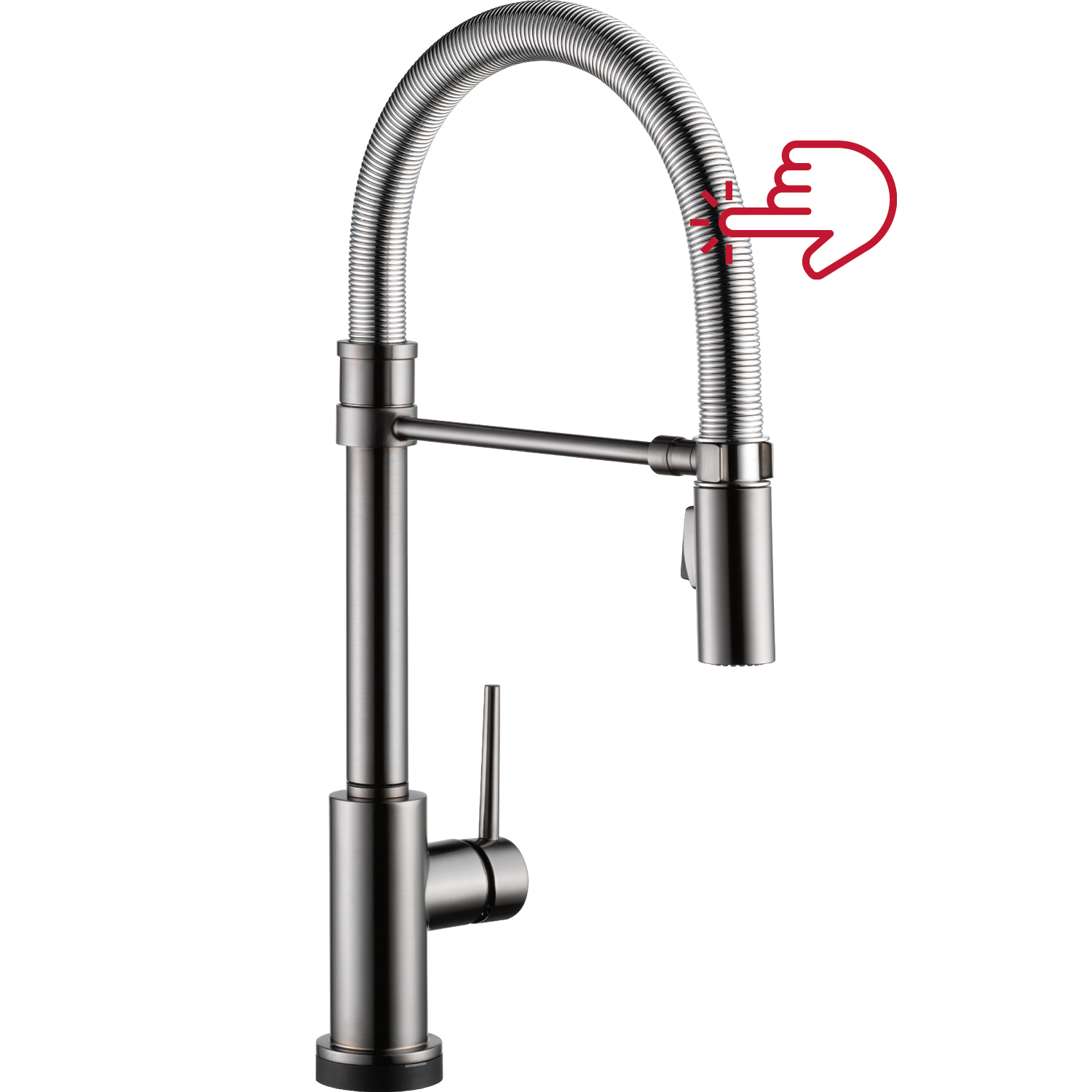 Trinsic Pro Pull Down Touch Single Handle Kitchen Faucet with Accessories