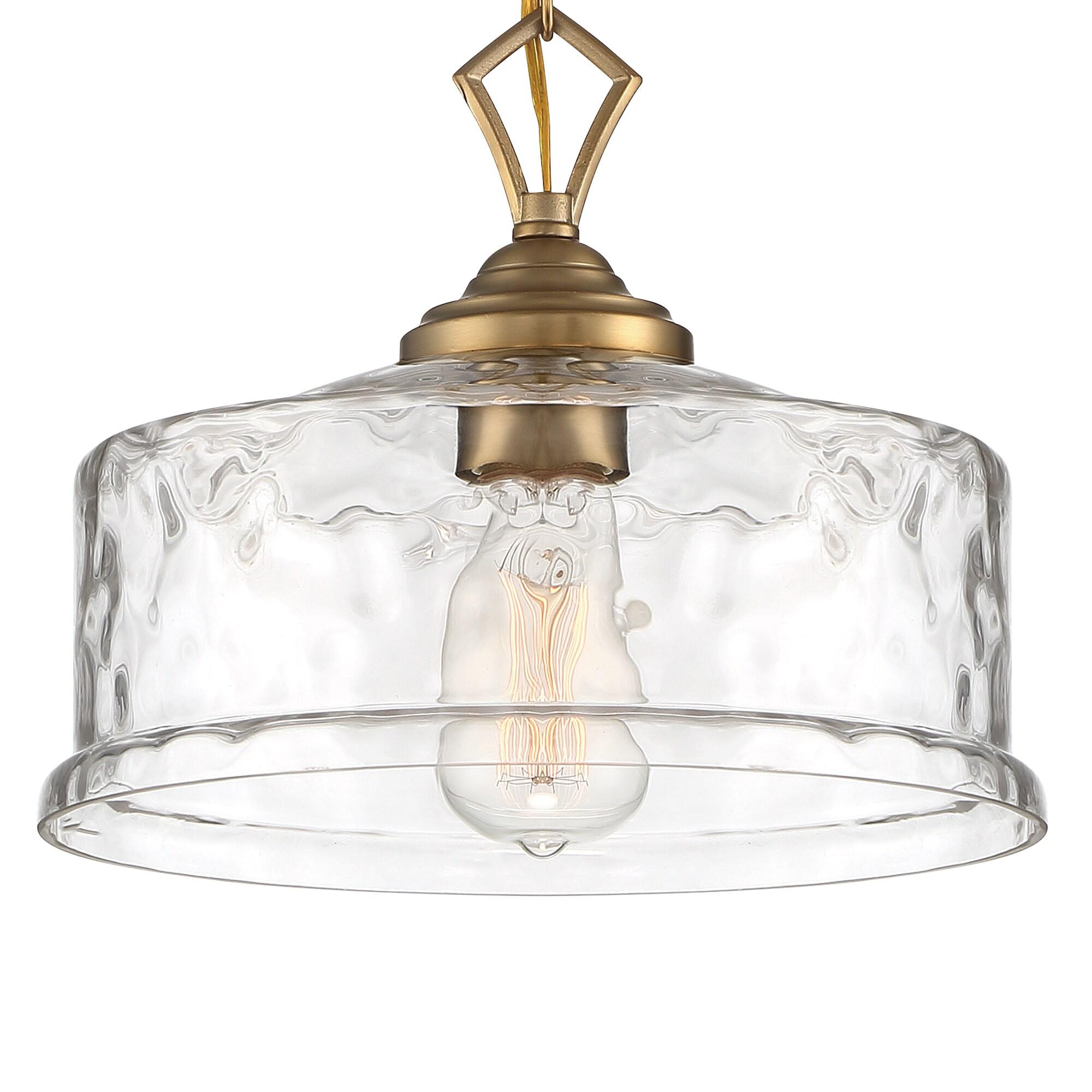 Designers Fountain - Drake - One Light Down Pendant-Brushed Gold Finish