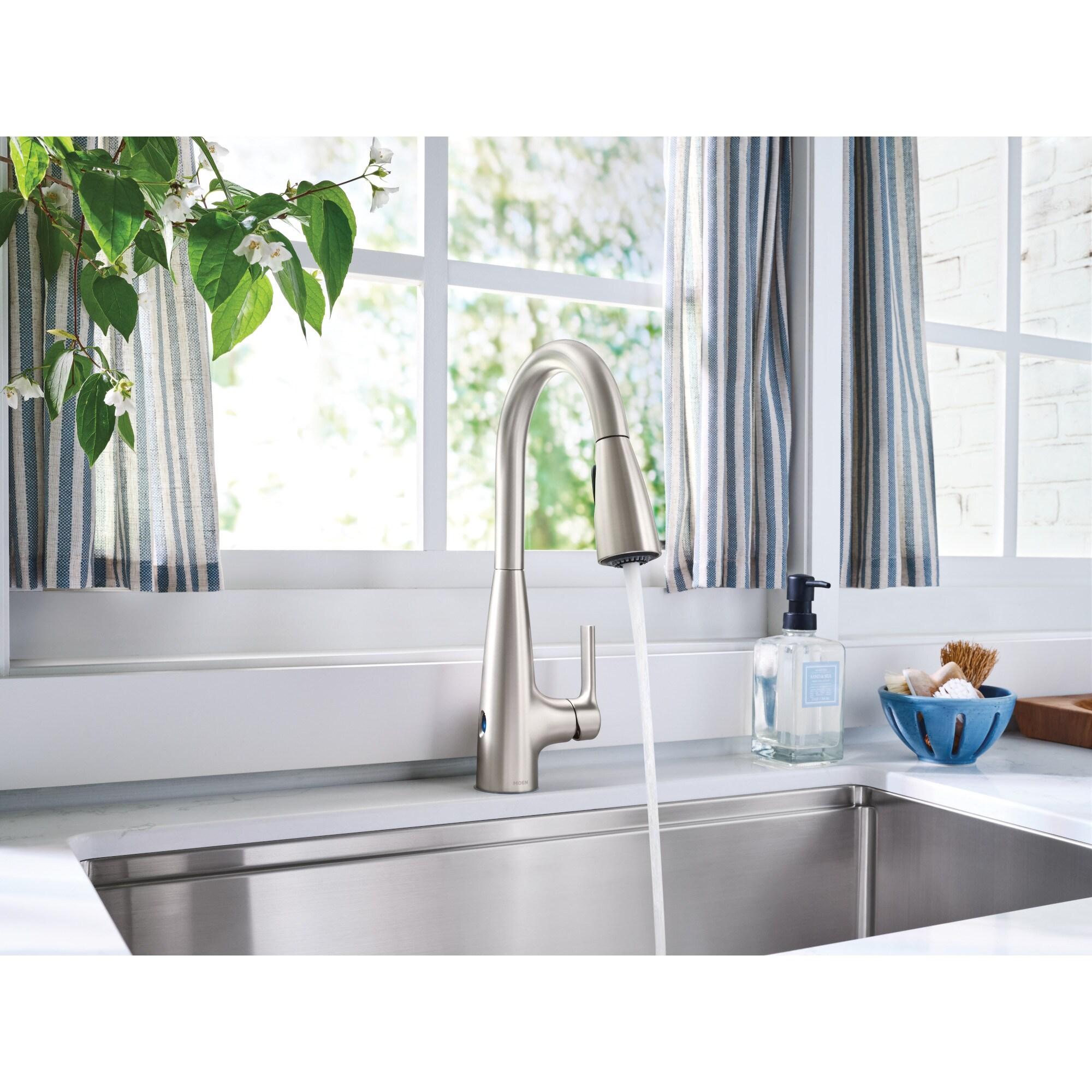 Haelyn Touchless Single-Handle Pull-Down Sprayer Kitchen Faucet with MotionSense Wave in Spot Resist Stainless