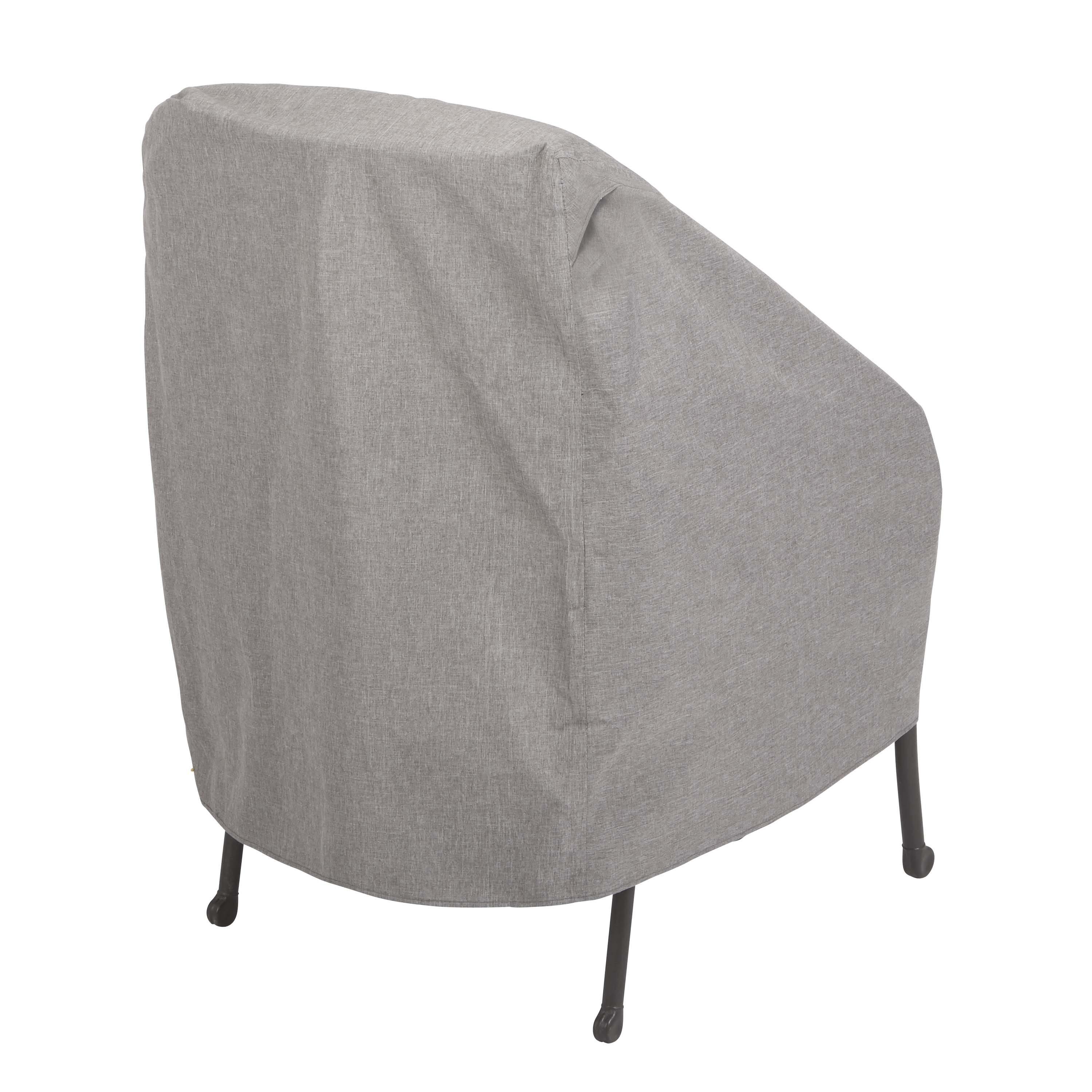 Modern Leisure Garrison Waterproof Outdoor Patio Chair Cover, 27"L x 34"W x 31"H, Gray