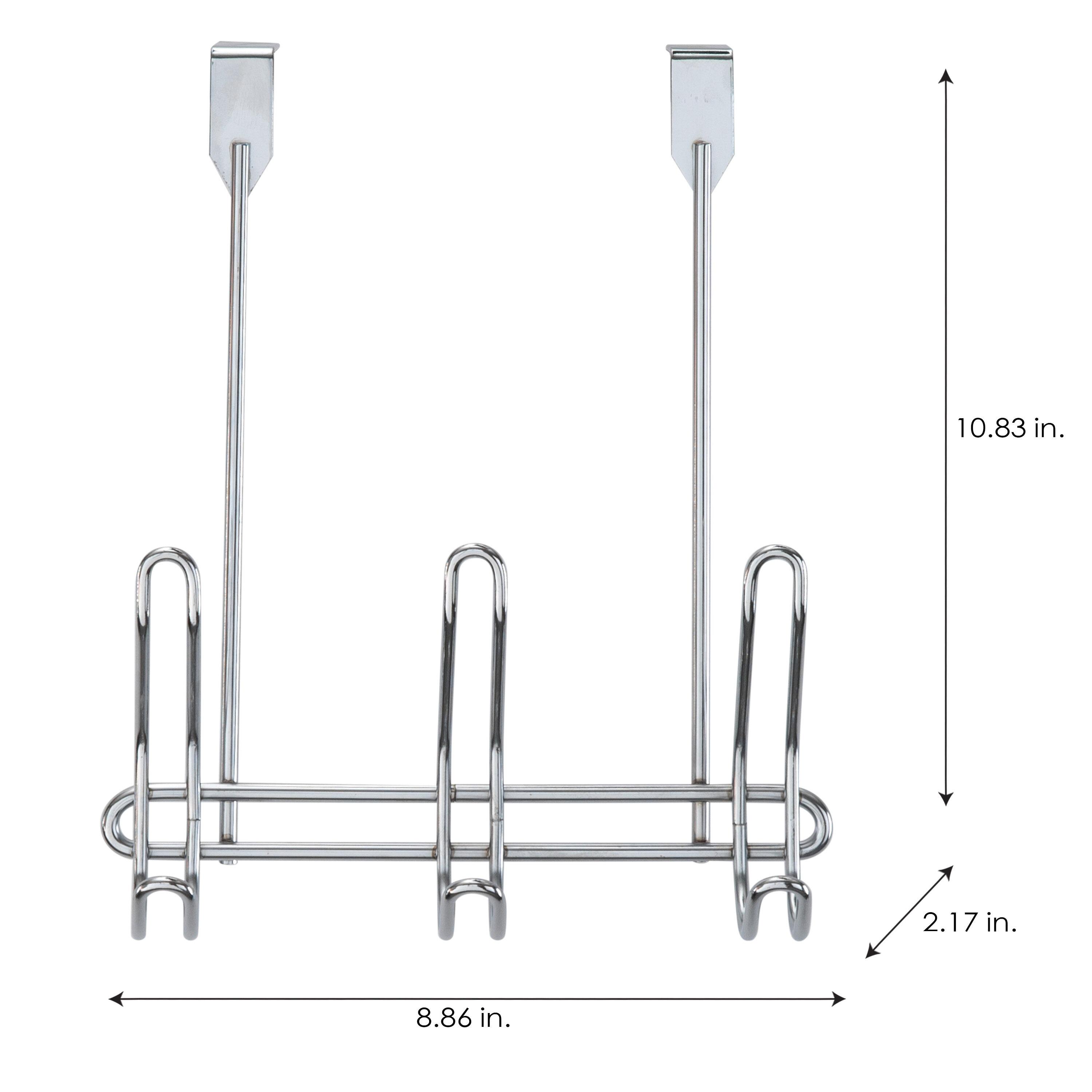 Simplify Iron Over-the-Door 6 - Hook Wall Mounted Coat Rack