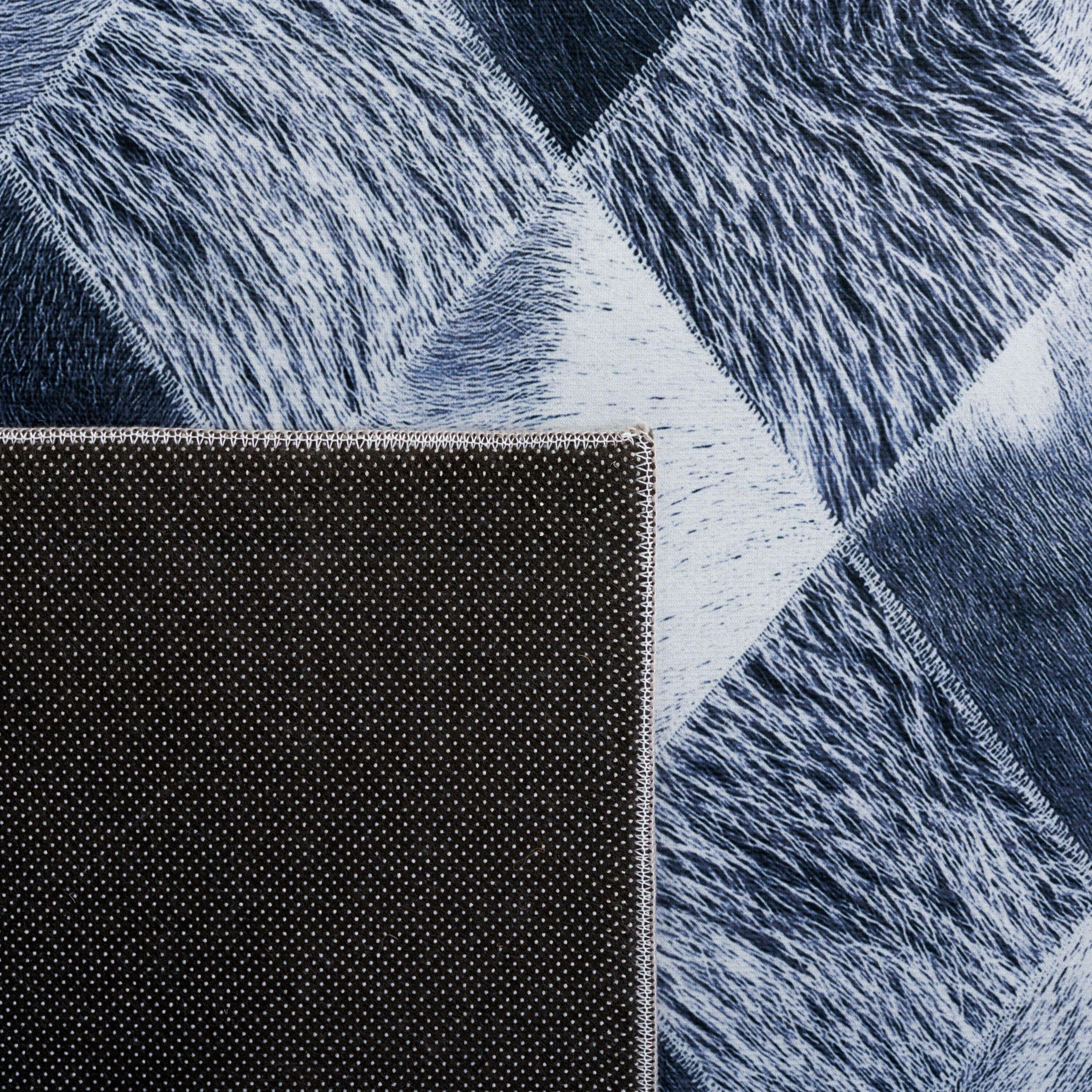 Faux Hide FAH550 Power Loomed Machine Washable Area Rug - Grey/Dark Grey - 8'x10' - Safavieh.