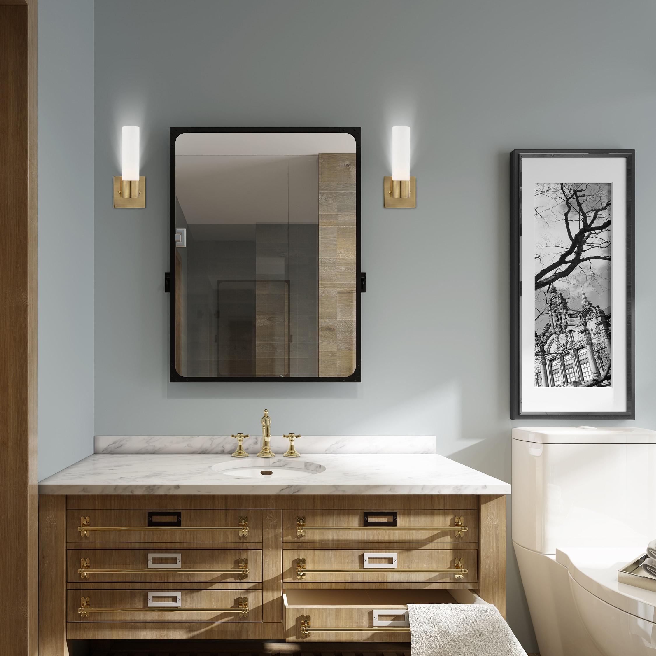 Livex Lighting Aero 1 - Light Sconce in  Antique Brass