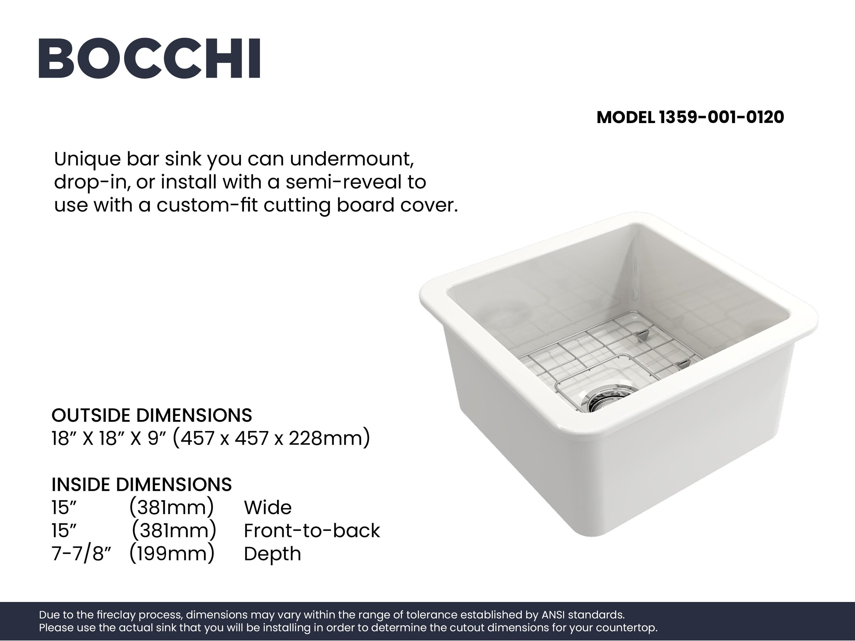 Sotto Dual-mount Fireclay 18 In. Single Bowl Bar Sink With Protective Bottom Grid And Strainer In White