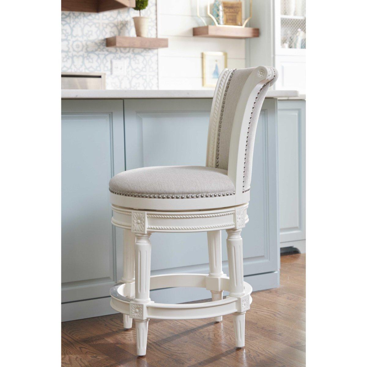 Maven Lane Maven Lane Pullman Stool with Fabric Upholstery