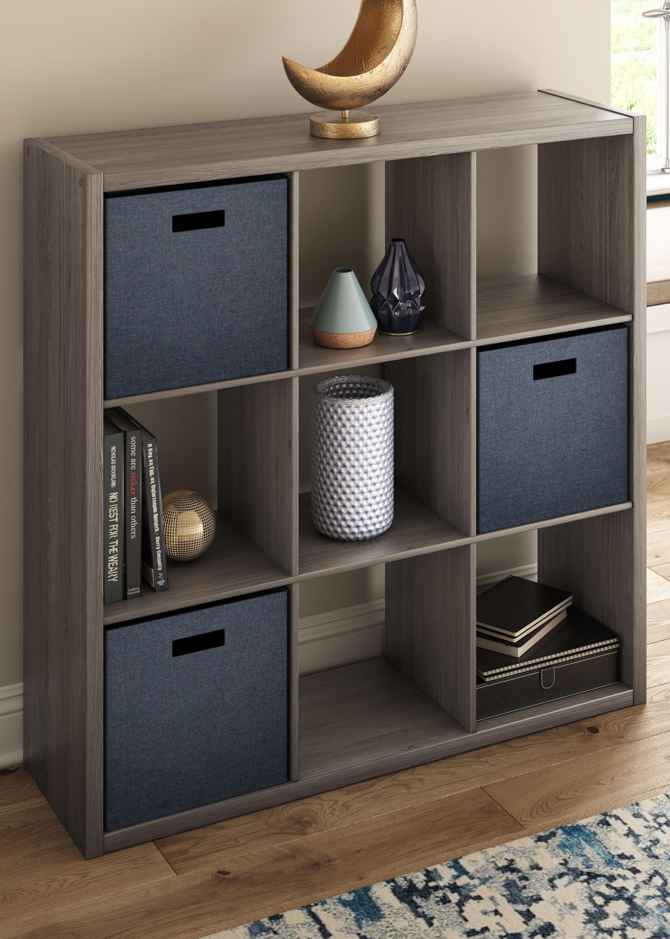 43.98" H x 43.82" W Decorative Cube Bookcase
