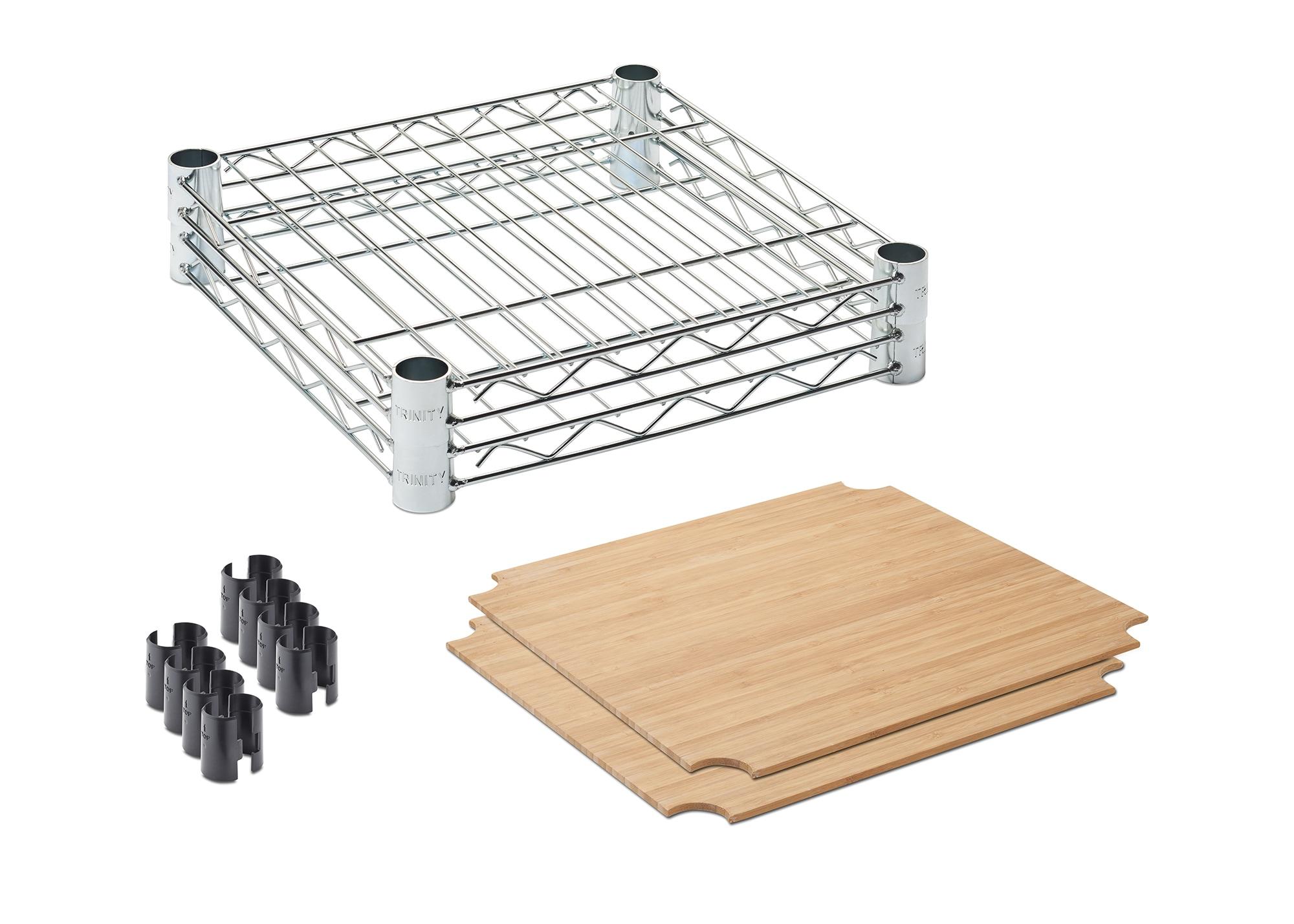 TRINITY Ecostorage® Expandable Closet Organizer - Chrome