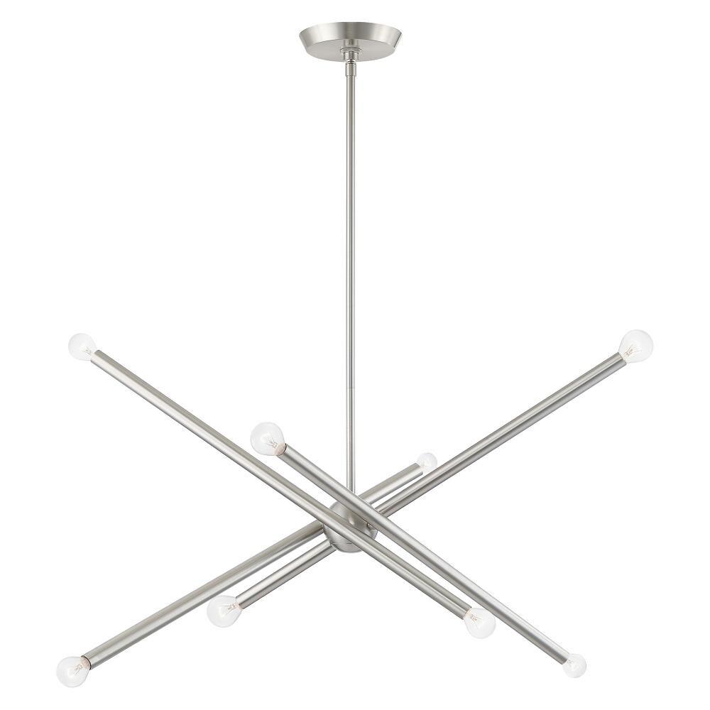 Livex Lighting Soho 8 - Light Chandelier in  Brushed Nickel