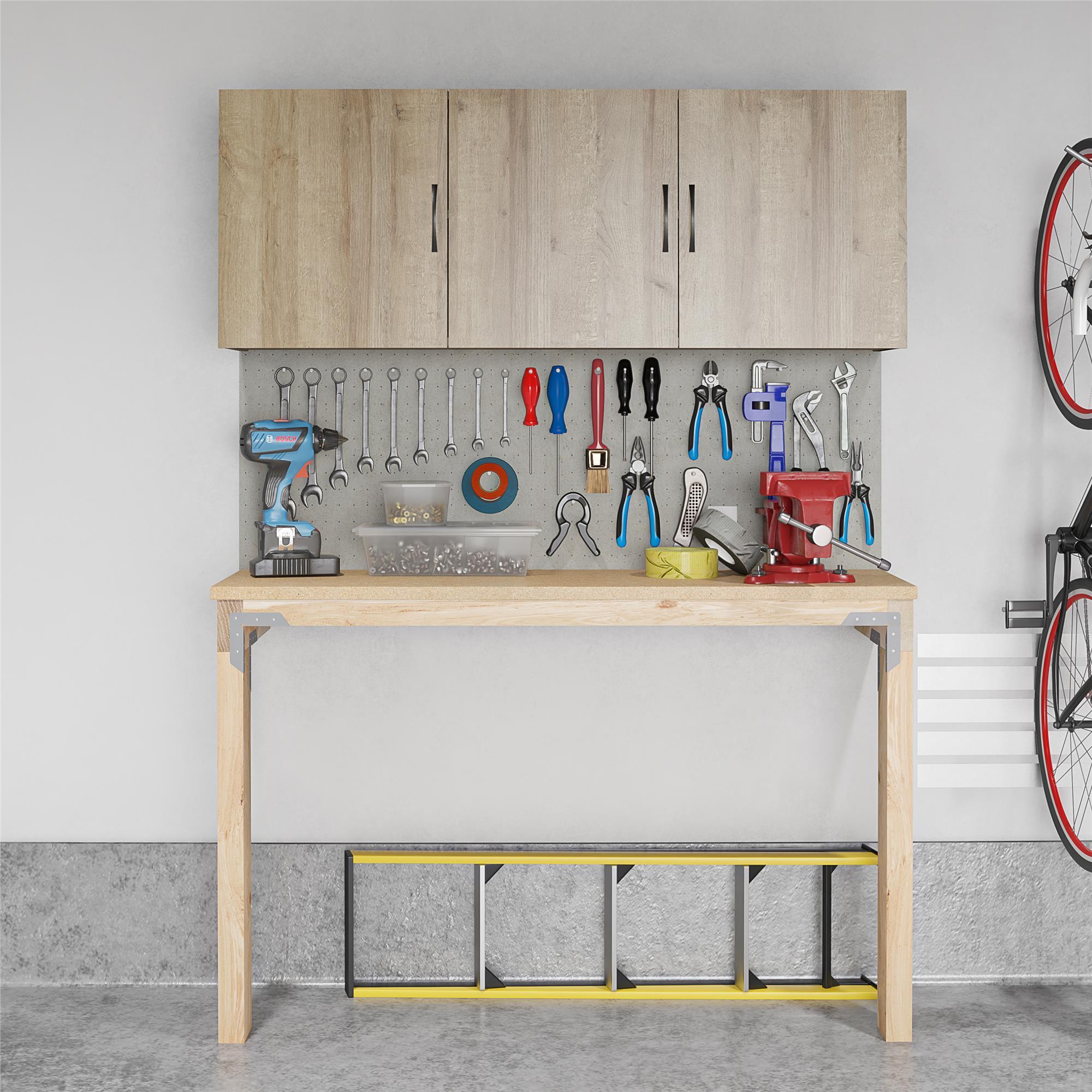 Systembuild Evolution Lory 54" Wall Cabinet, Natural