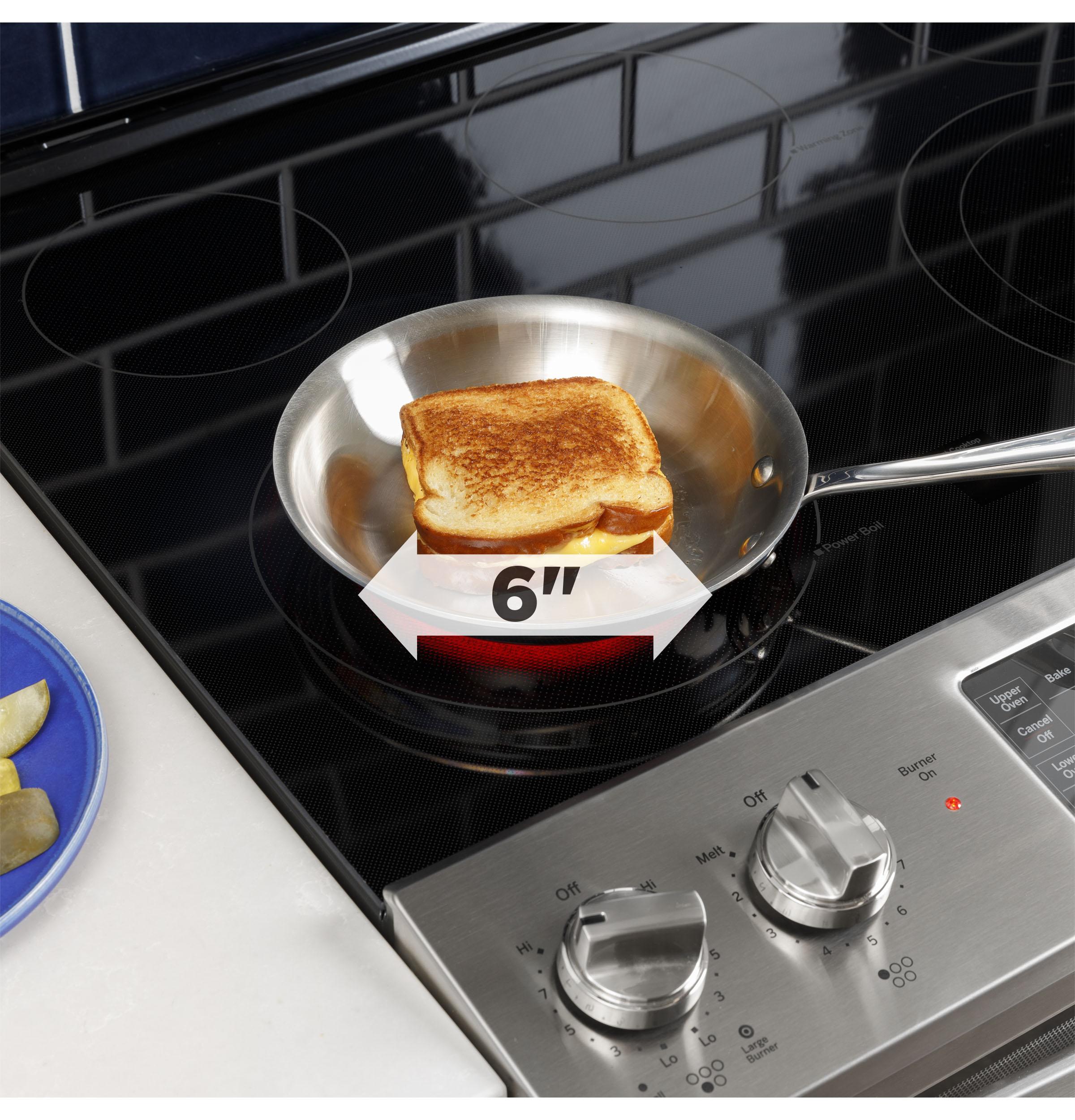 GE Appliances 30 in 66 cu ft Slide In Double Oven Electric Ranges in Stainless Steel