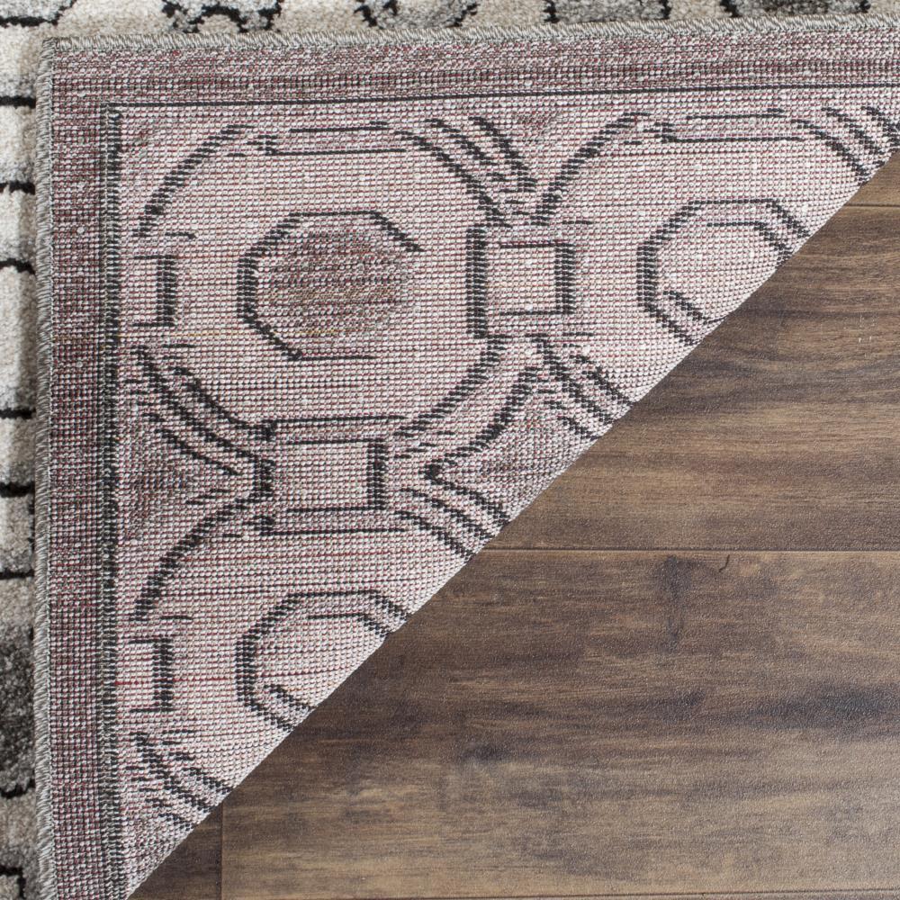 Amherst AMT431 Power Loomed Indoor Area Rug - Ivory/Grey - 4'x6' - Safavieh
