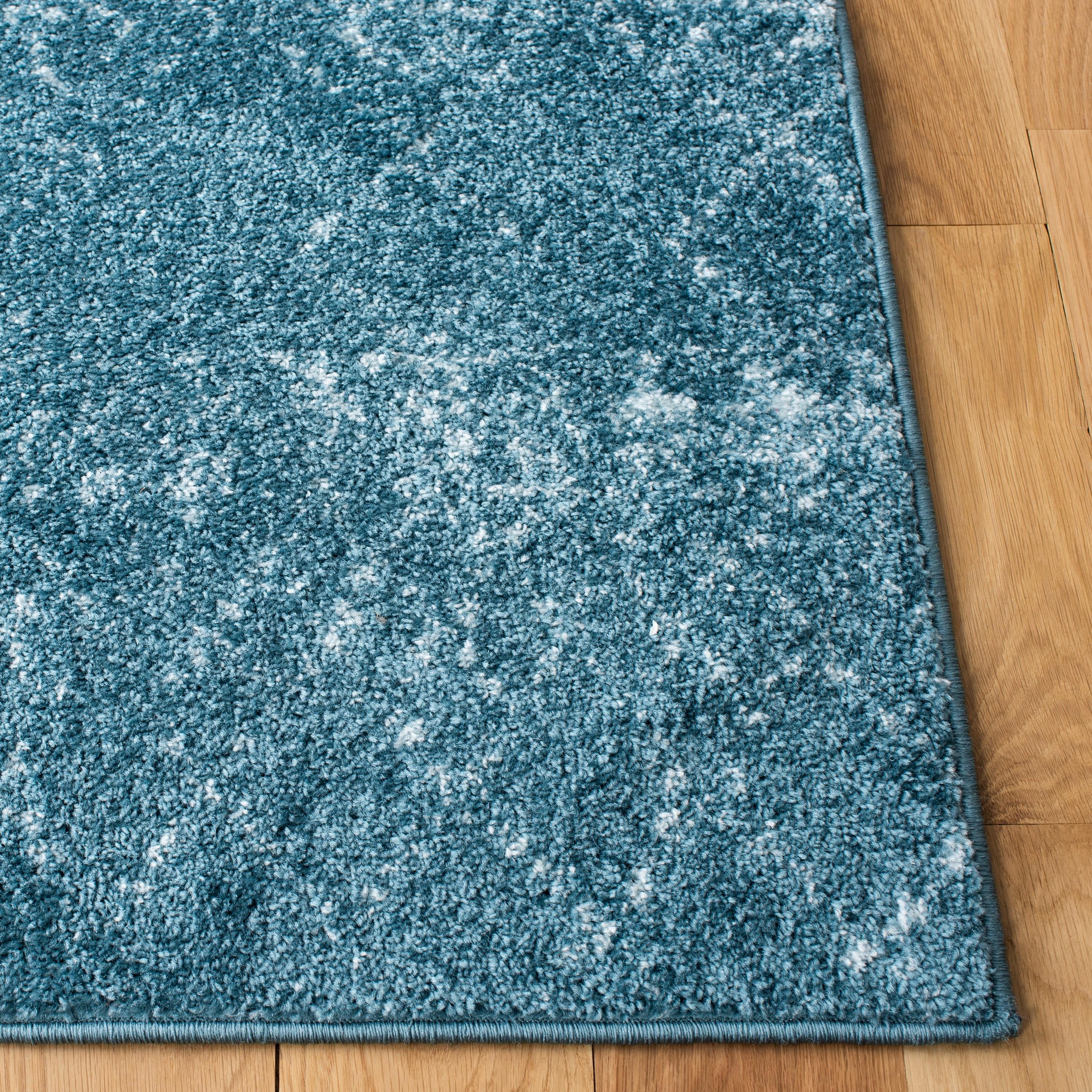 Tulum TUL229 Power Loomed Runner Rug - Turquoise/Blue - 2'x9' - Safavieh.