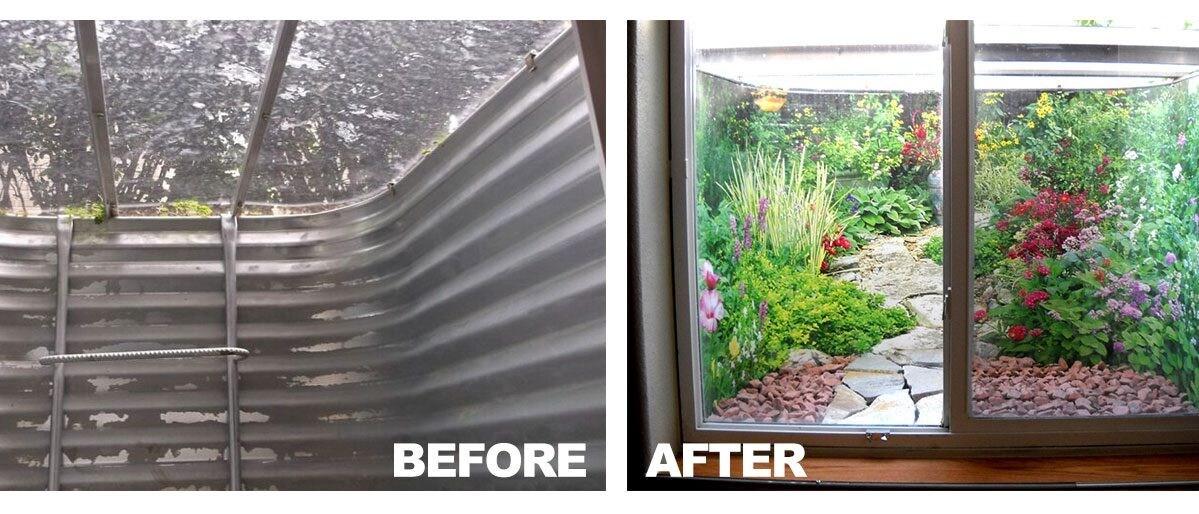 Biggies 120" Brick Window Well Scenes