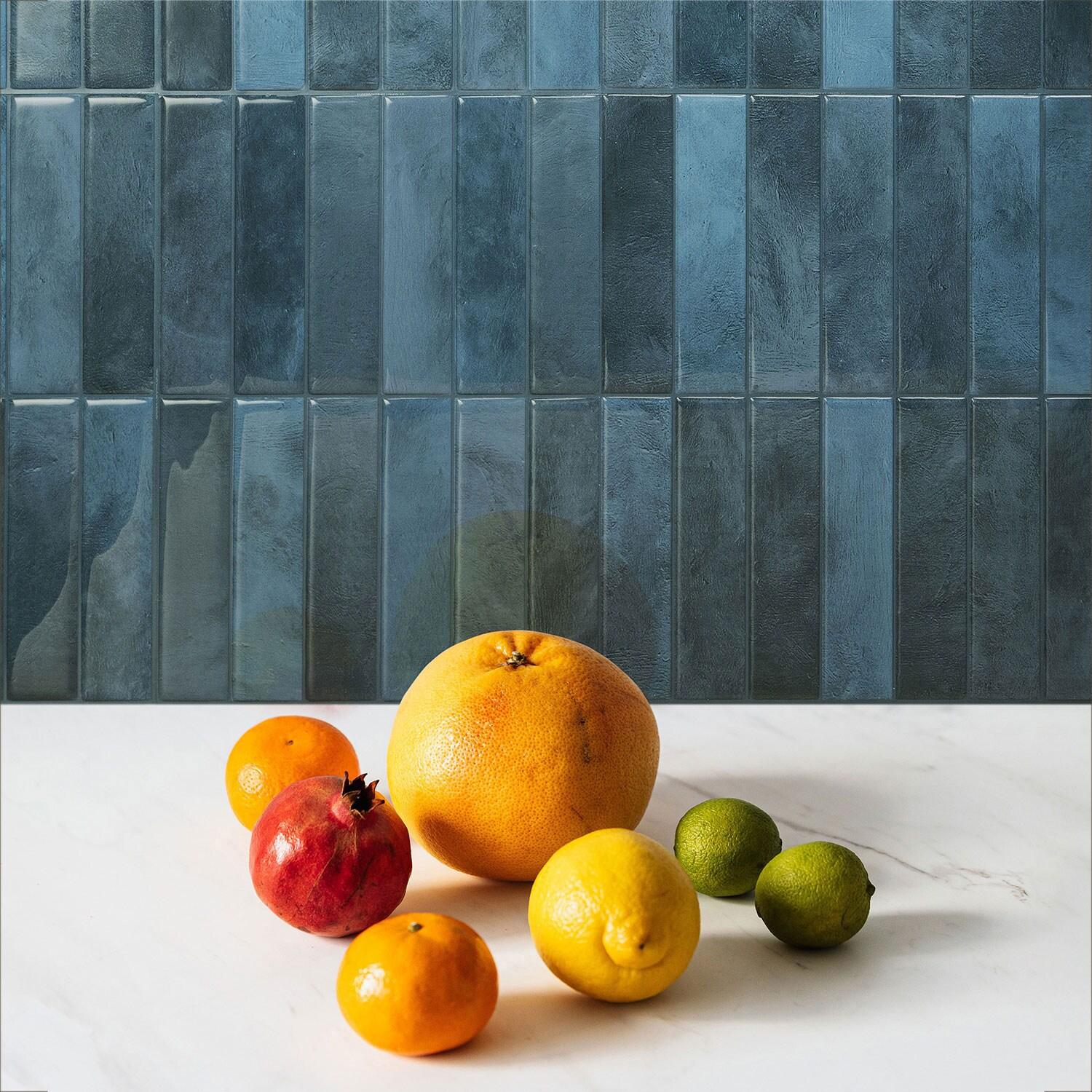 Peel and Stick Gel Backsplash Tile Morocco 11.5'' x 9''