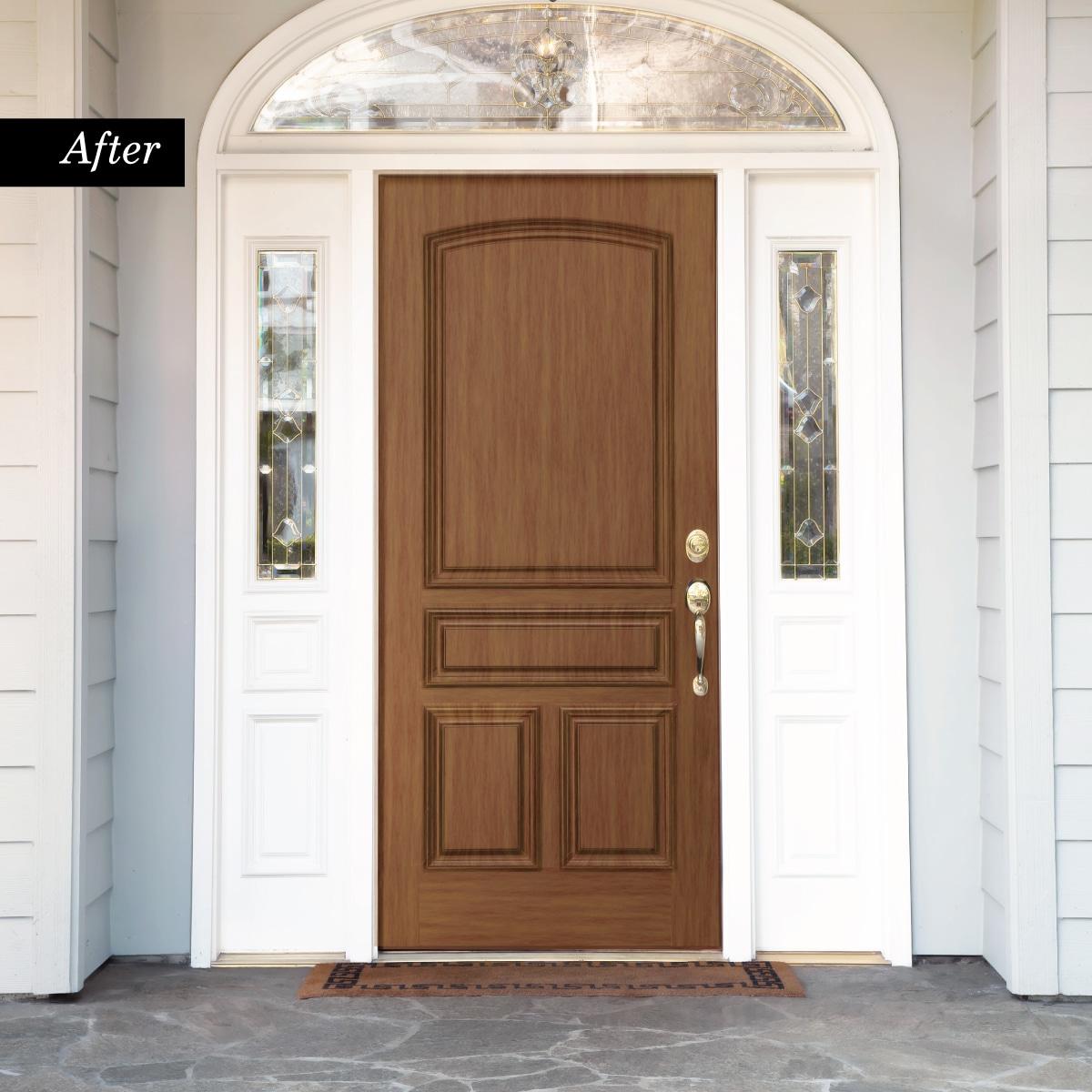 Giani Wood Look Satin Brown Water-based Interior/Exterior Door and Trim Paint ( Kit )