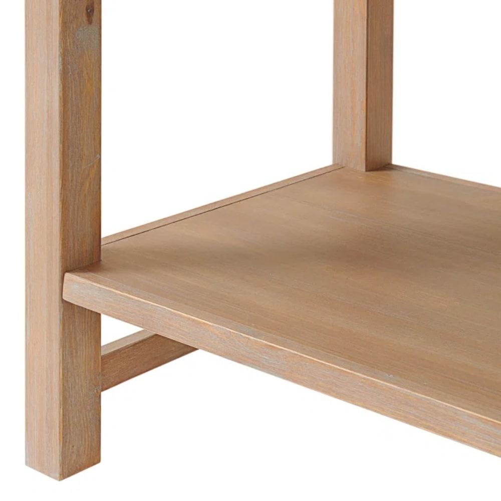 Arden 2-Drawer Wood Nightstand, Perfect for Modern Rustic, Boho or Traditional Bedroom, Functional and Stable Storage, 28W x 19D x 26 3/8H