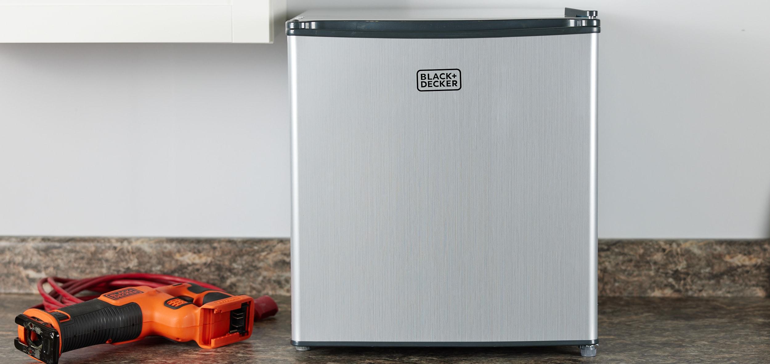 BLACK+DECKER BCRK Series 1.7 cu. ft. Freestanding Mini Fridge with Freezer