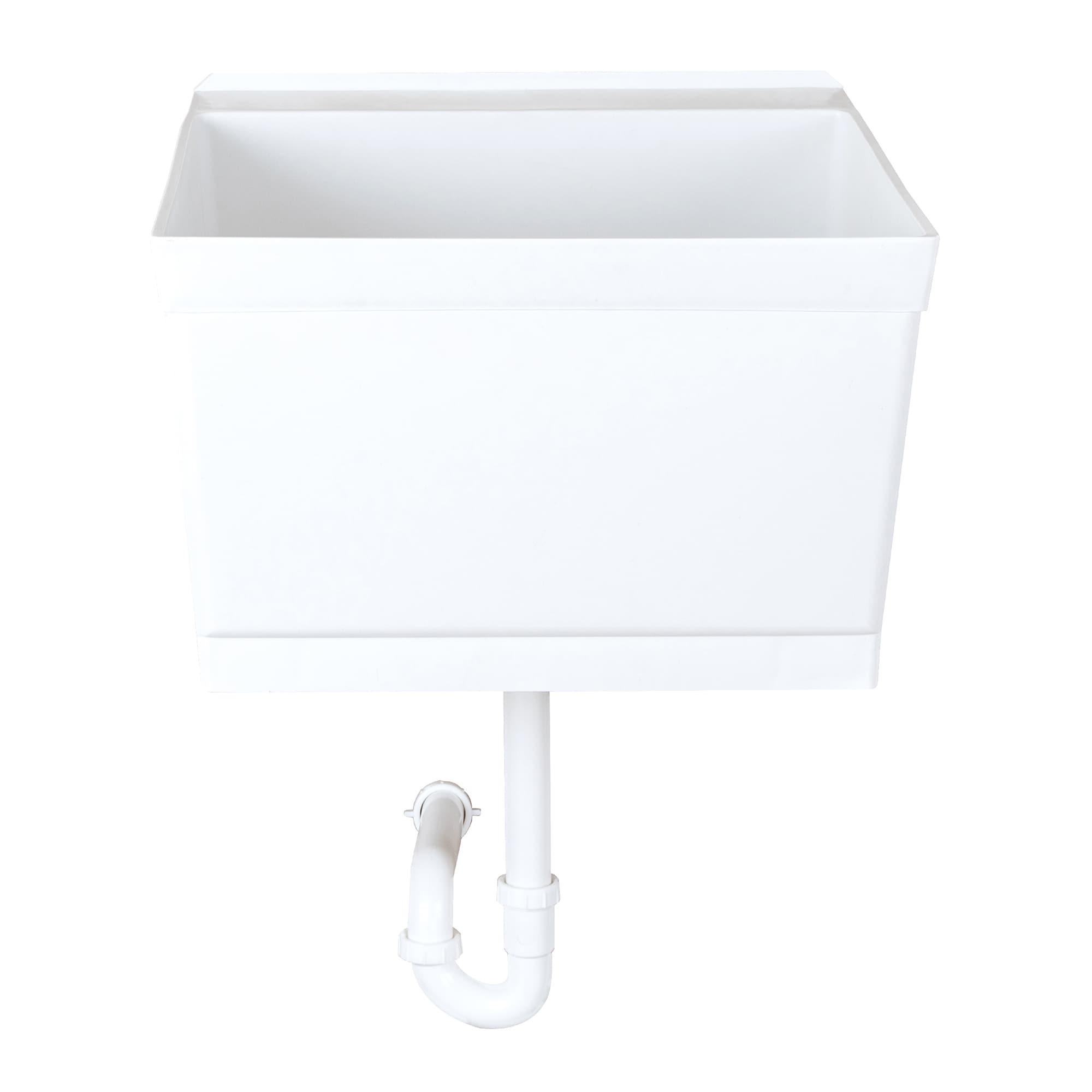 23" L x 24" W Wall Mount Laundry Sink