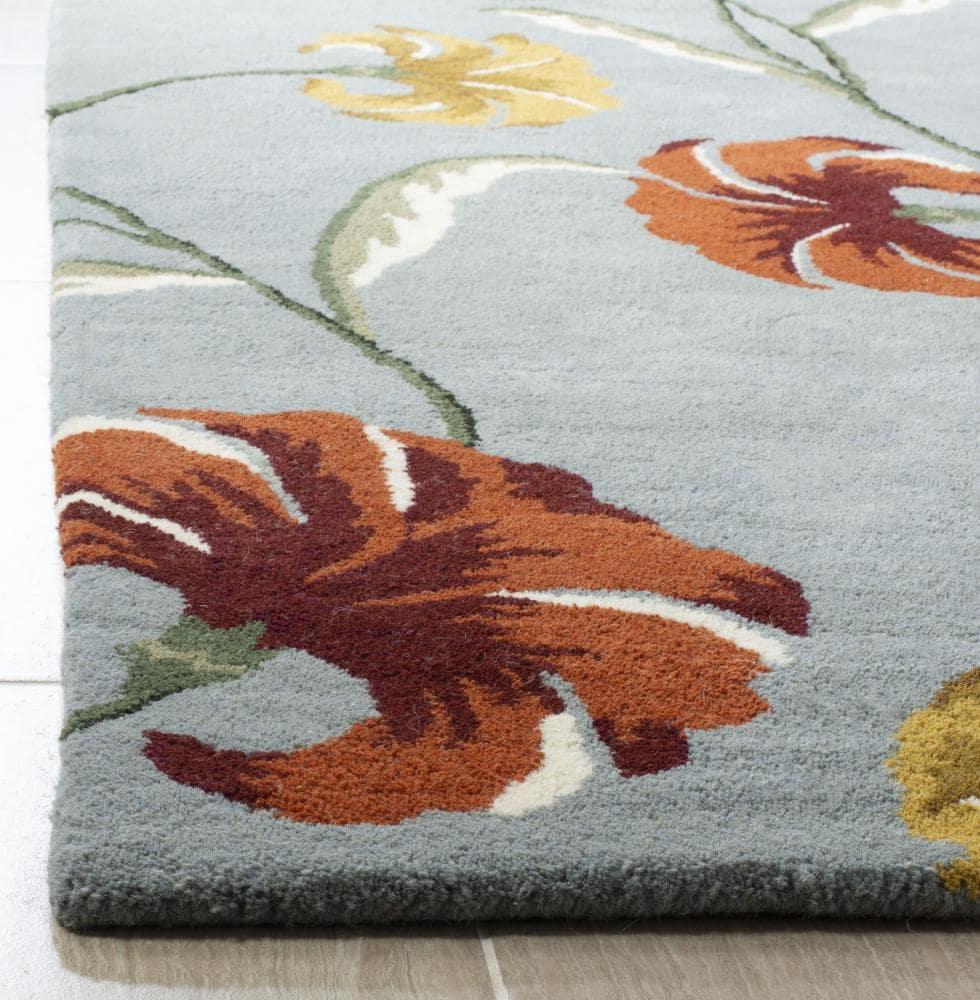 Soho SOH767 Hand Tufted Accent Rug - Blue/Multi - 3'6"x5'6" - Safavieh.