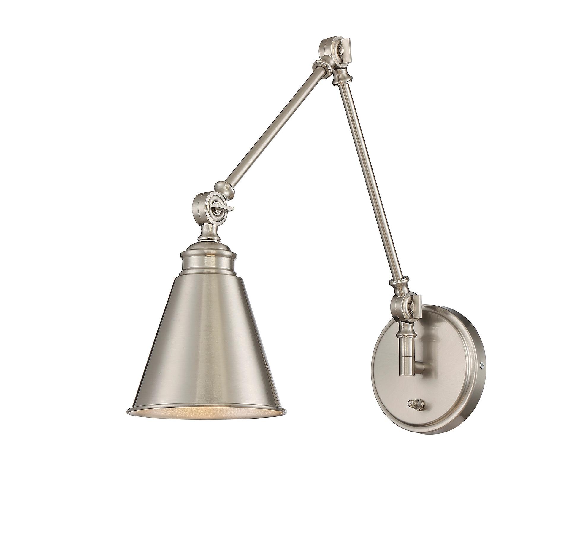 Savoy House Morland 1 - Light Swing Arm Lamp in  Polished Nickel