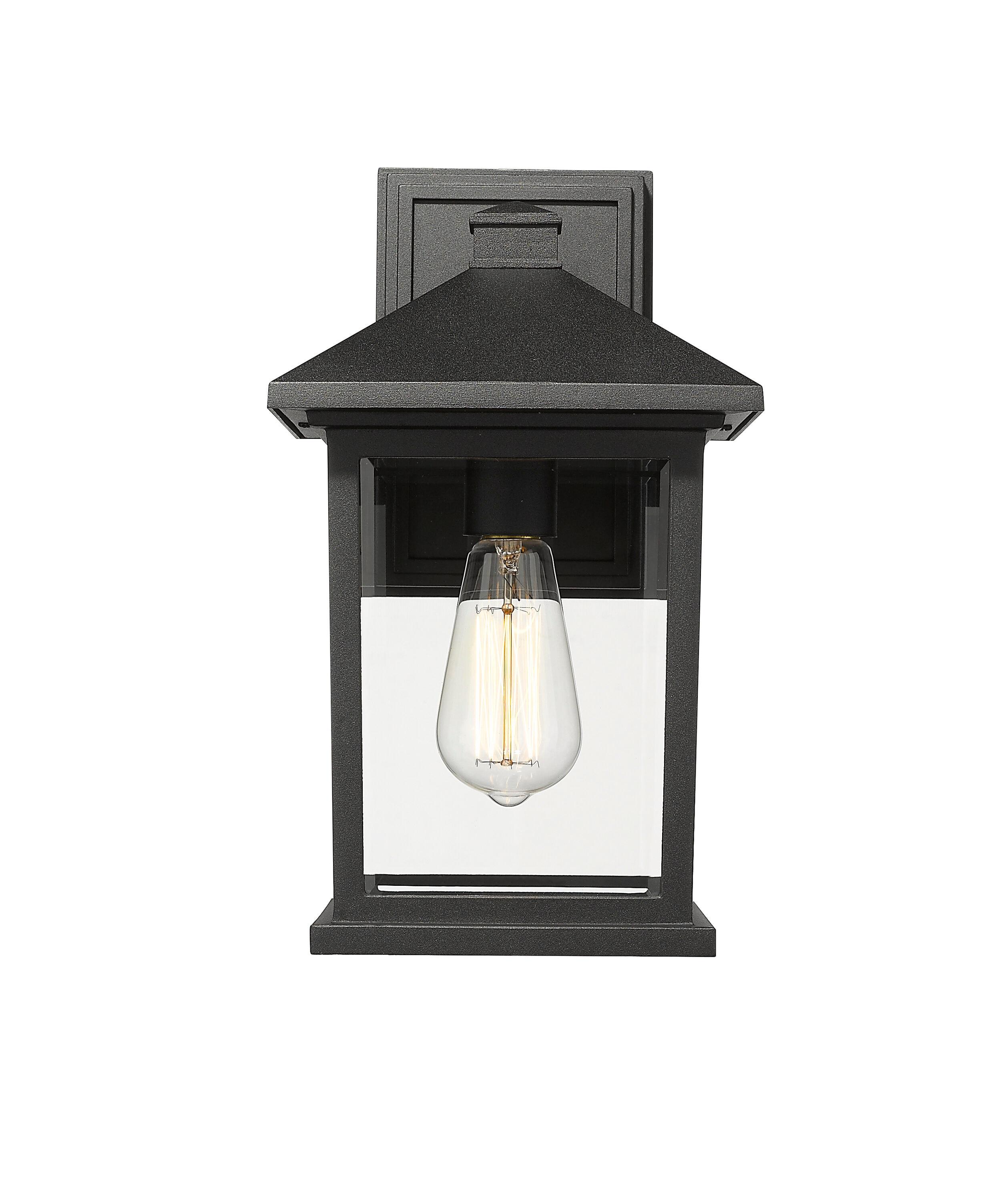 Z-Lite 531M-BK 1 Outdoor Wall Light, Black